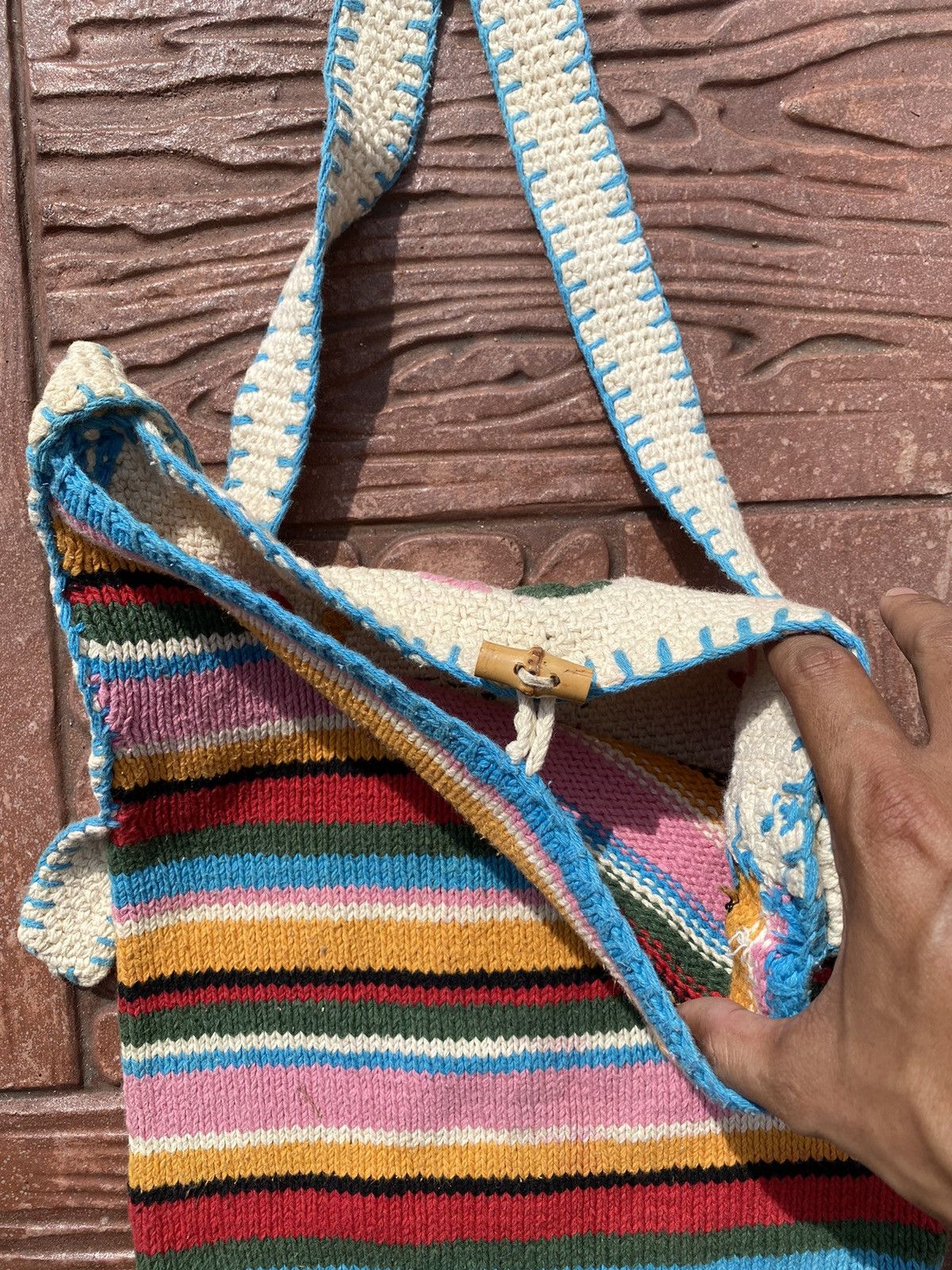 Hysteric Glamour ‼️ARCHIVED‼️90s HYSTERIC GLAMOUR Crochet Knit Sling Bag Size ONE SIZE - 17 Thumbnail