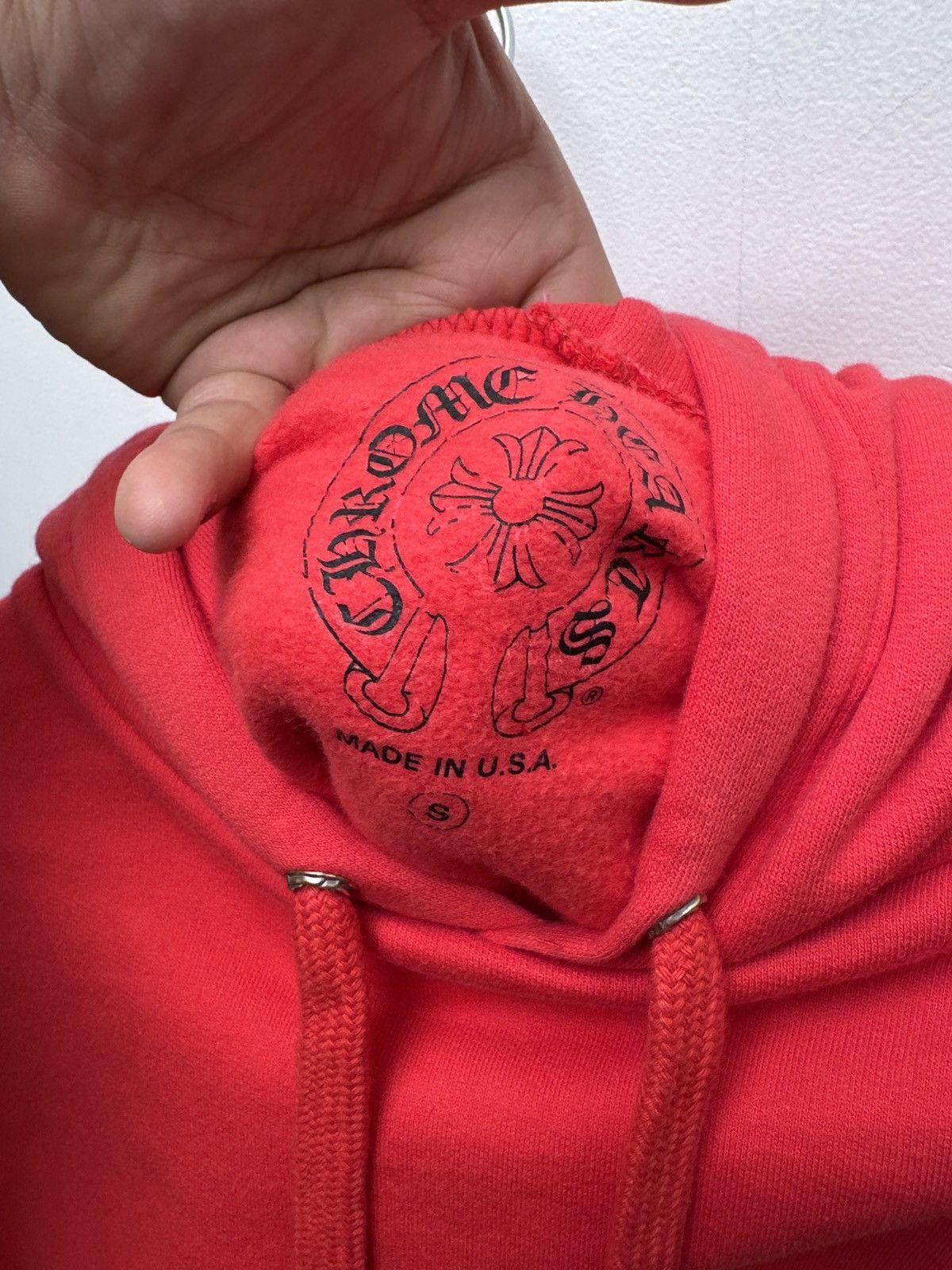 Chrome Hearts Chrome Hearts White Logo Red Hoodie Size US S / EU 44-46 / 1 - 9 Thumbnail