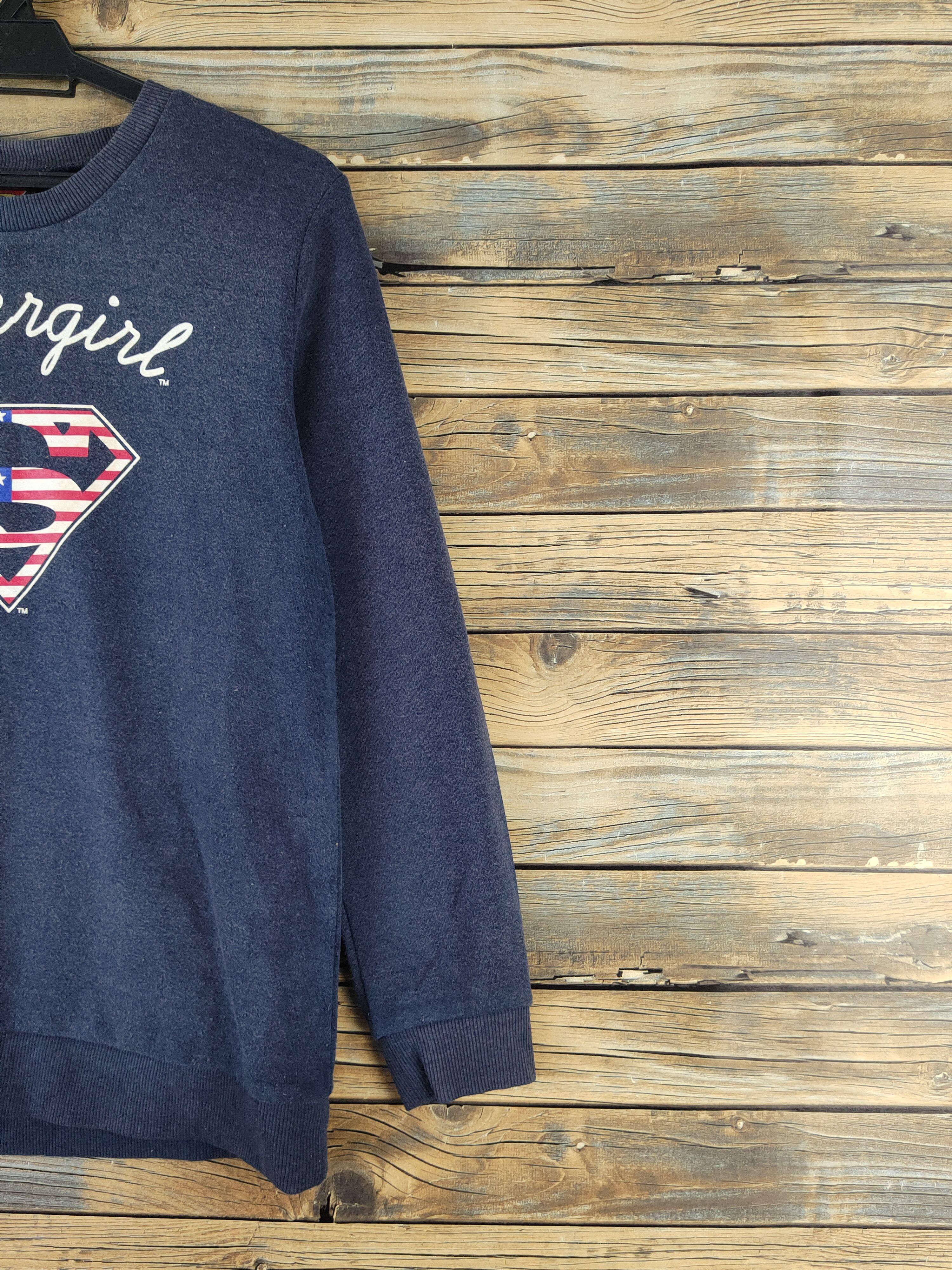 Marvel Comics DL Supergirl Navy Sweatshirts #2468 Size M / US 6-8 / IT 42-44 - 6 Thumbnail