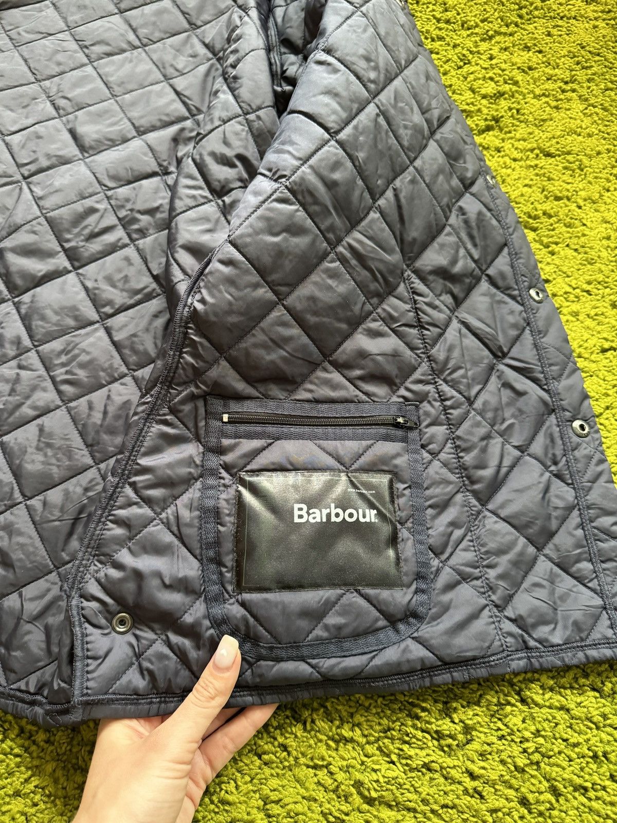 Barbour × Designer Barbour navy quilted jacket Size US M / EU 48-50 / 2 - 6 Thumbnail