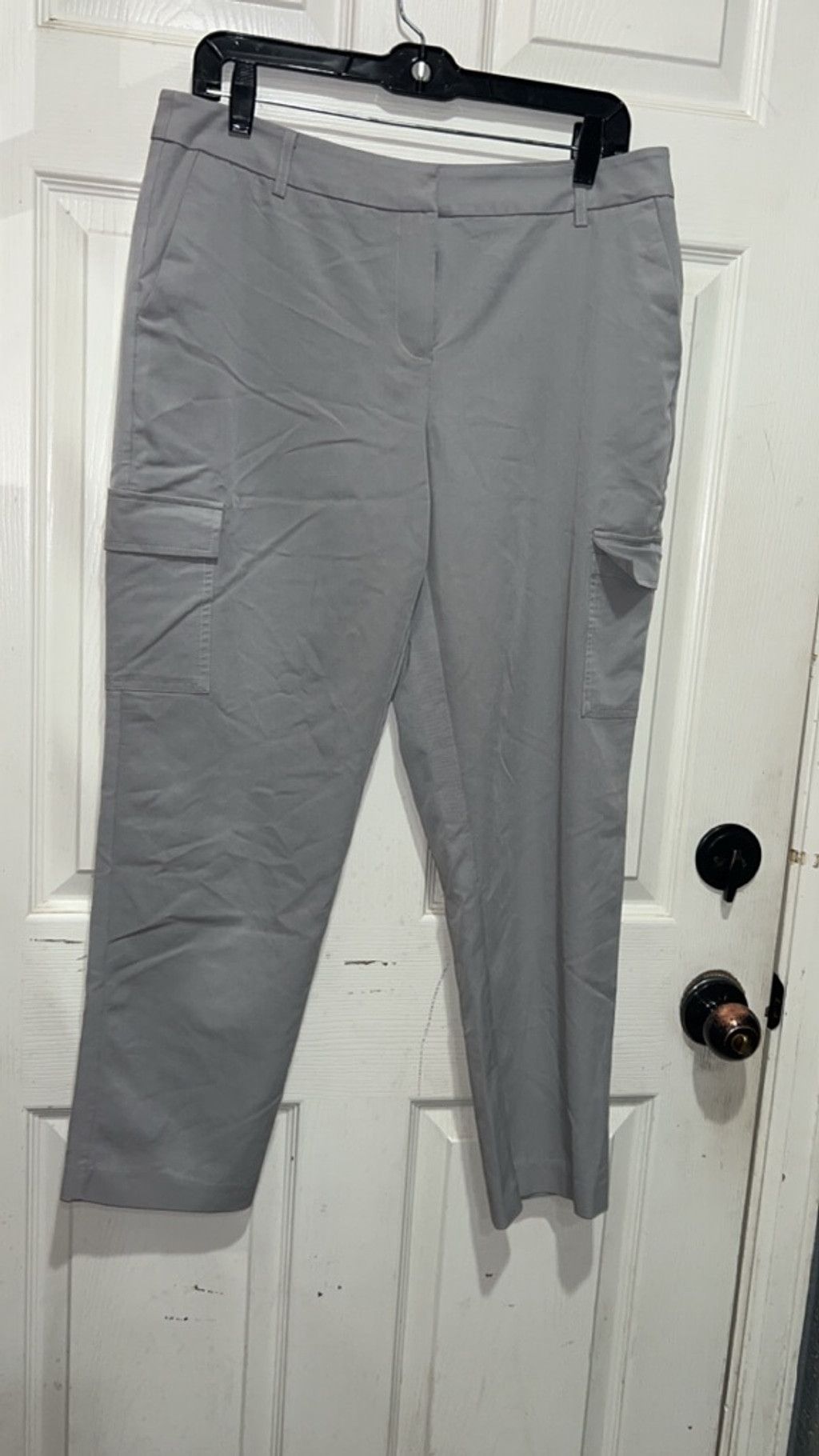 Nine West Women's Nine West Gray Ankle & Cropped Cargo Pants Size 10 Size 32" / US 10 / IT 46 - 1 Thumbnail