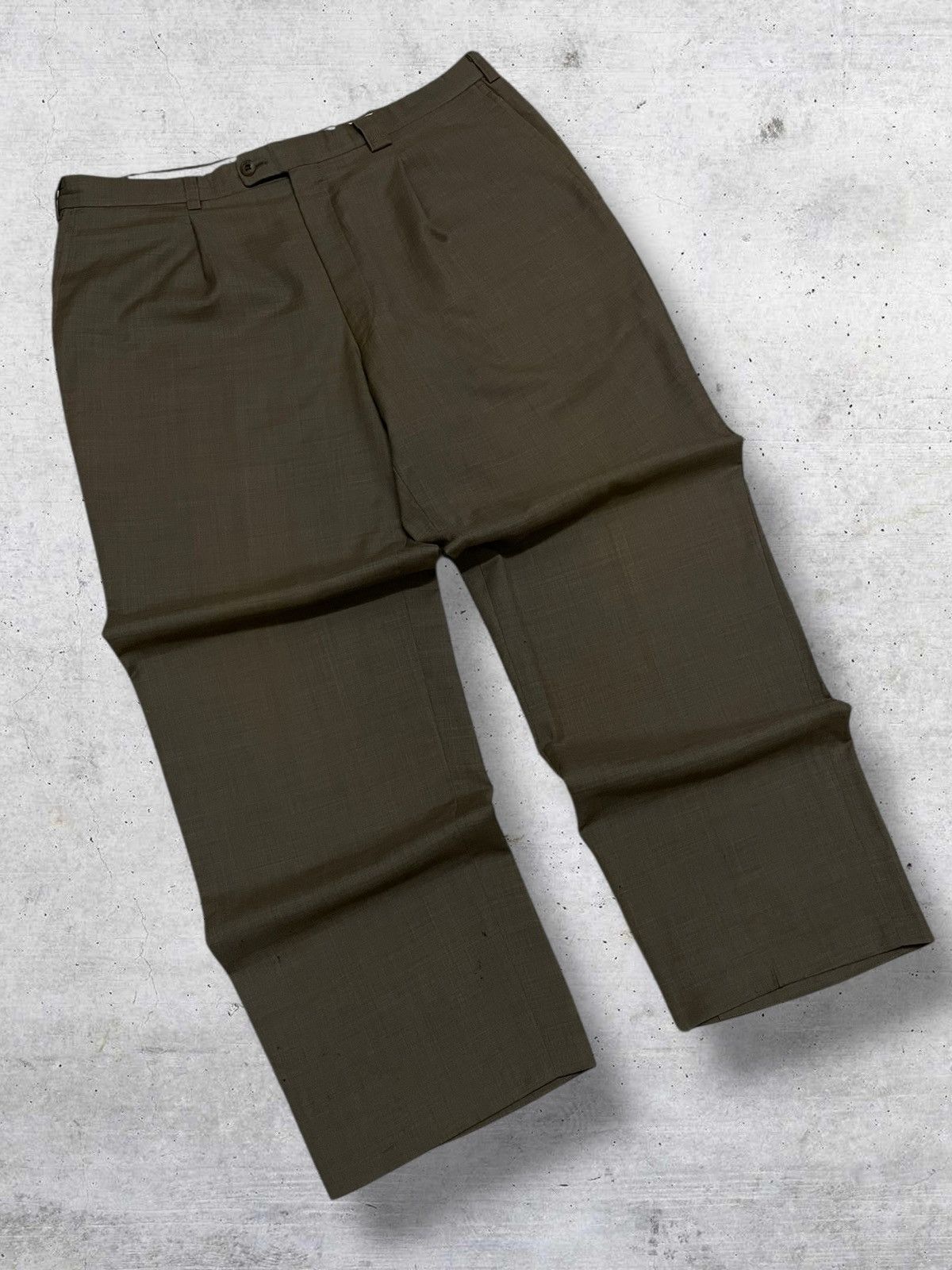 Lanvin VINTAGE LANVIN DESIGNER 1990S MINIMALIST CASUAL PANT Size US 33 - 2 Thumbnail