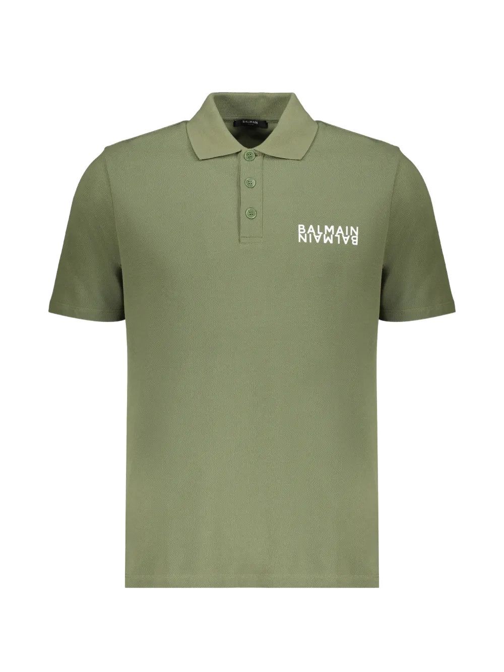Balmain o1y0426 Polo Shirt in Military Green Size US S / EU 44-46 / 1 - 1 Thumbnail