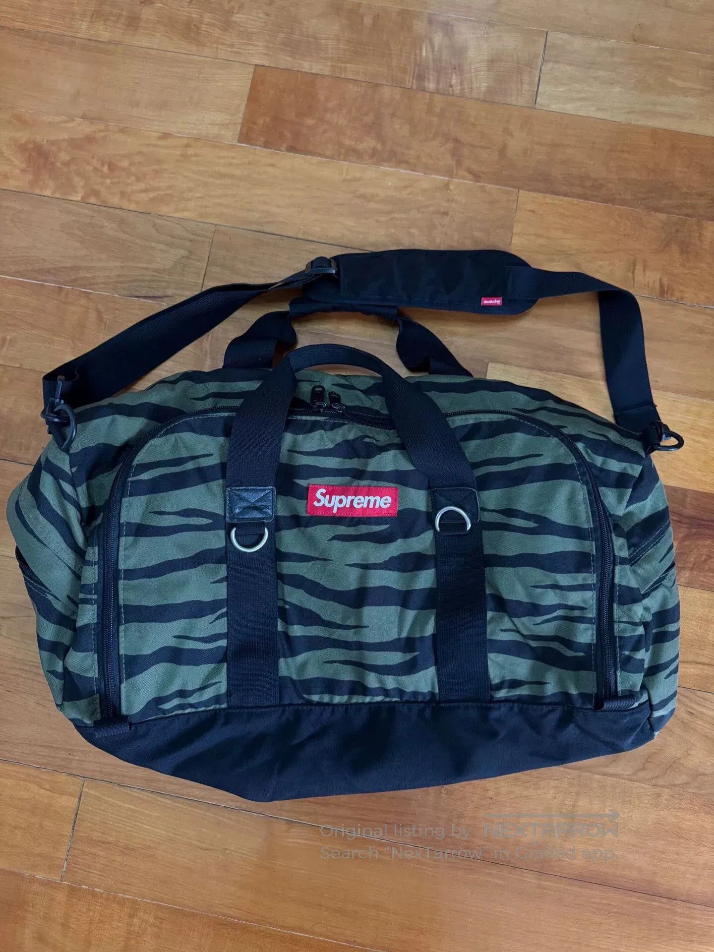 Bape supreme camouflage duffle bag with red tag. Size ONE SIZE - 9 Thumbnail