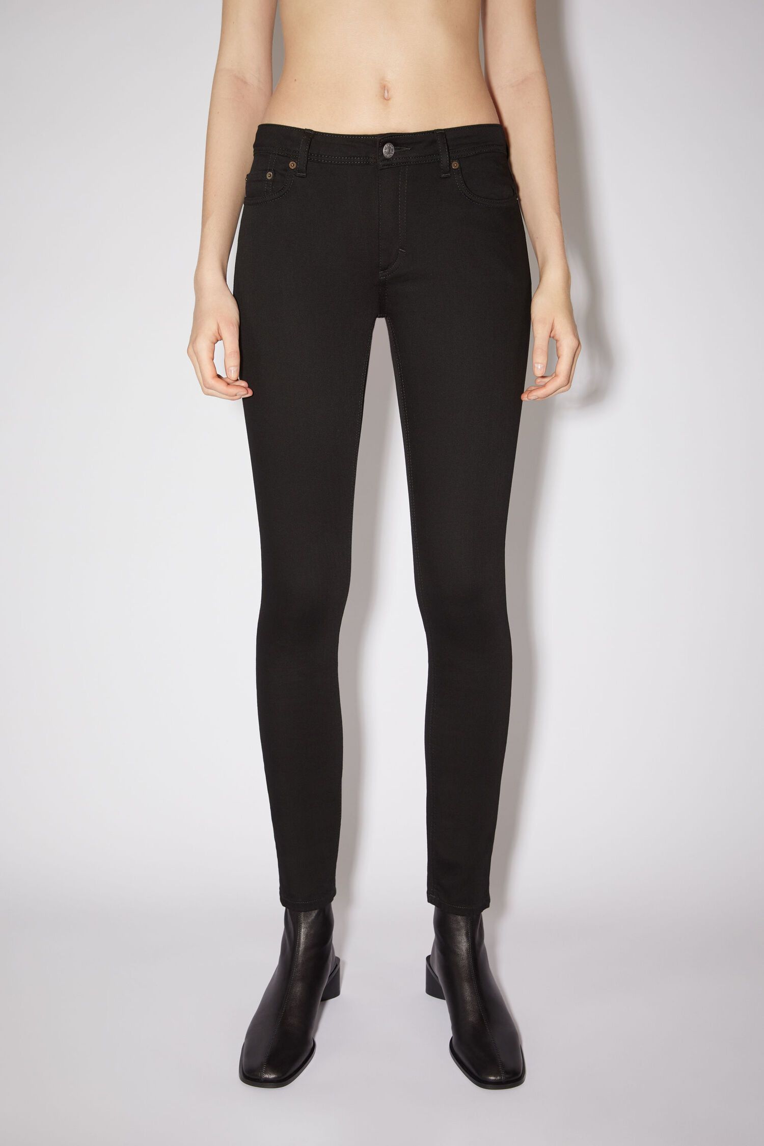 Acne Studios Acne Studios Black Skinny Fit Jeans Size 25" / US 0 / IT 36 - 4 Thumbnail