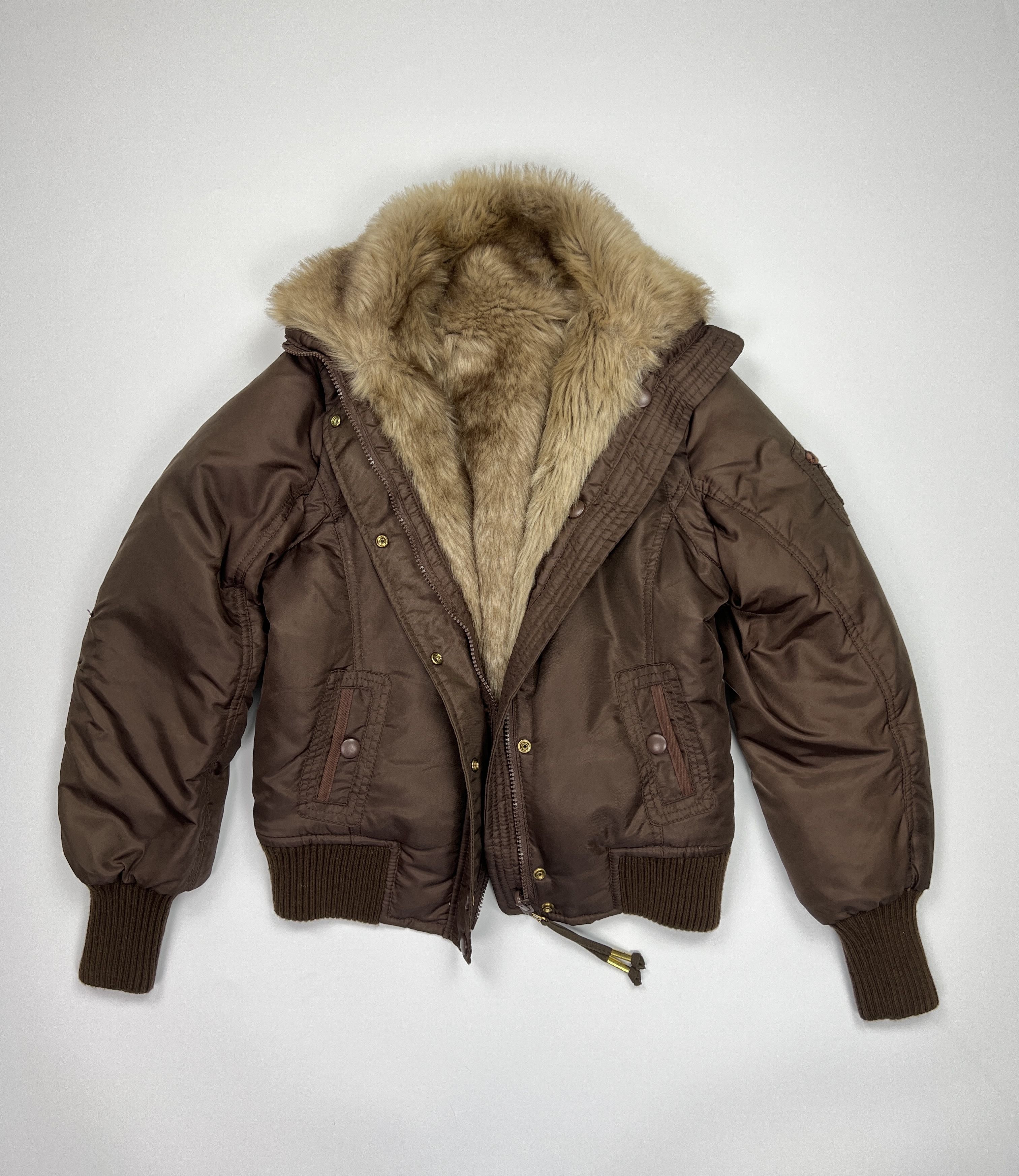 Hysteric Glamour Y2K Style Baby Phat Faux Fur Short Bomber Down Jacket Size S / US 4 / IT 40 - 8 Thumbnail
