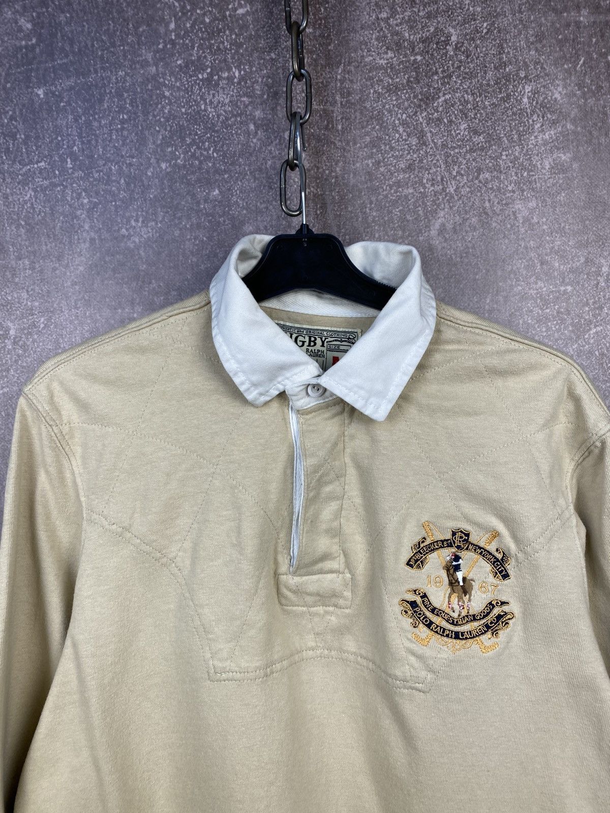 Polo Ralph Lauren Vintage POLO RALPH LAUREN Rugby Long Sleeve Size US M / EU 48-50 / 2 - 2 Thumbnail