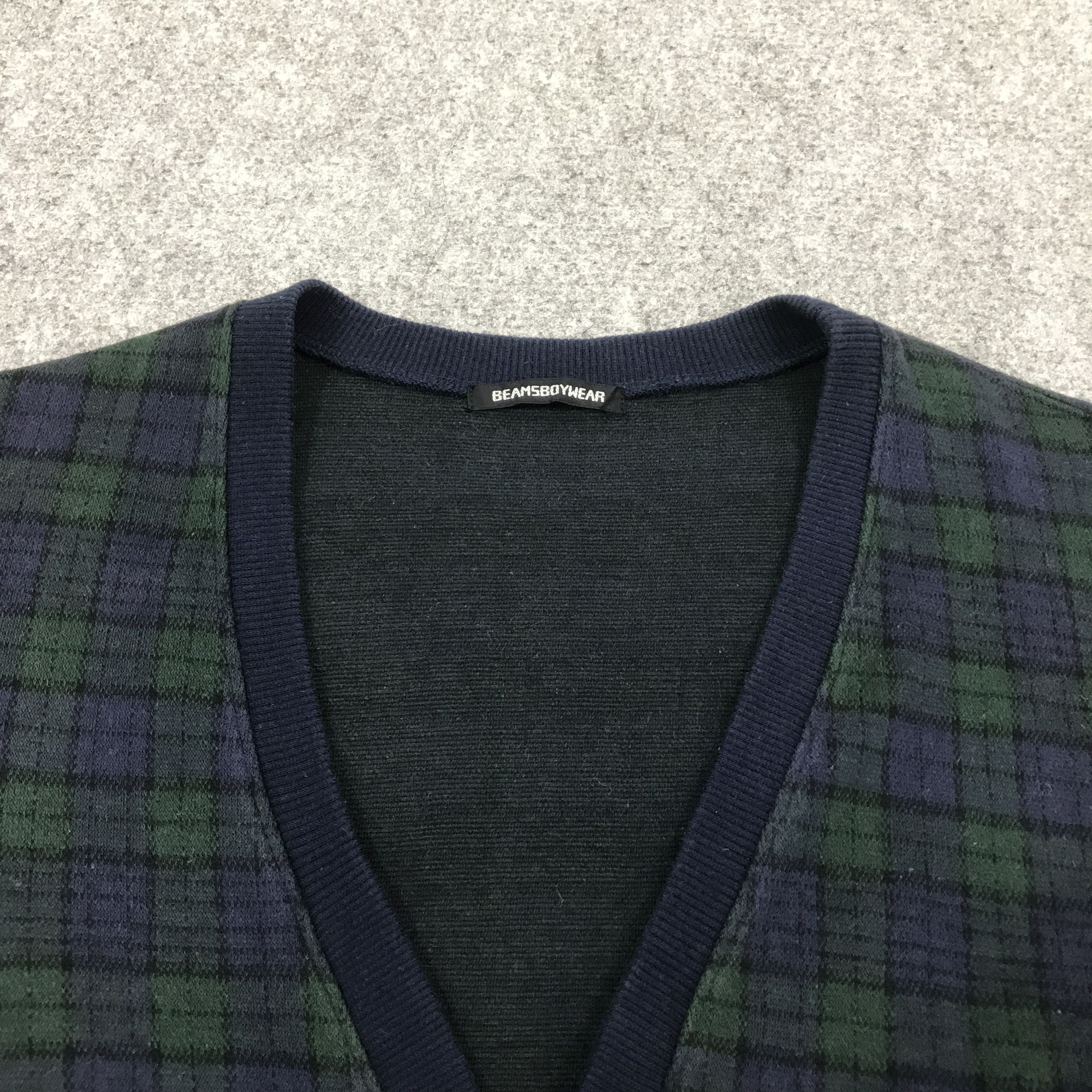 Beams Plus × Japanese Brand BEAMS BOY WEAR FLANNEL CARDIGAN BUTTON JACKET Size US S / EU 44-46 / 1 - 7 Thumbnail
