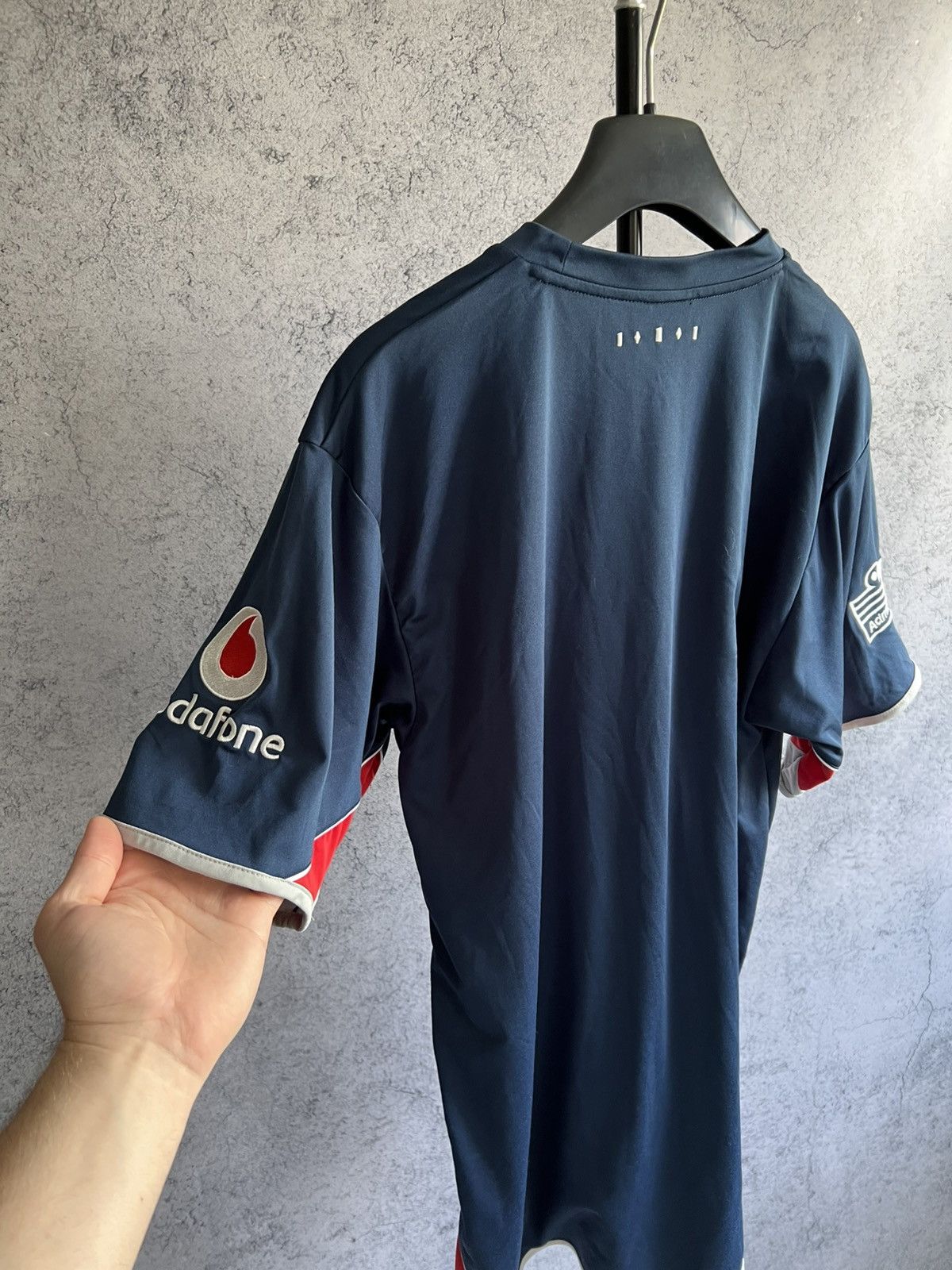Vintage Vodafone England 2000s T-Shirt Admiral Jersey Soccer Size US M / EU 48-50 / 2 - 14 Thumbnail
