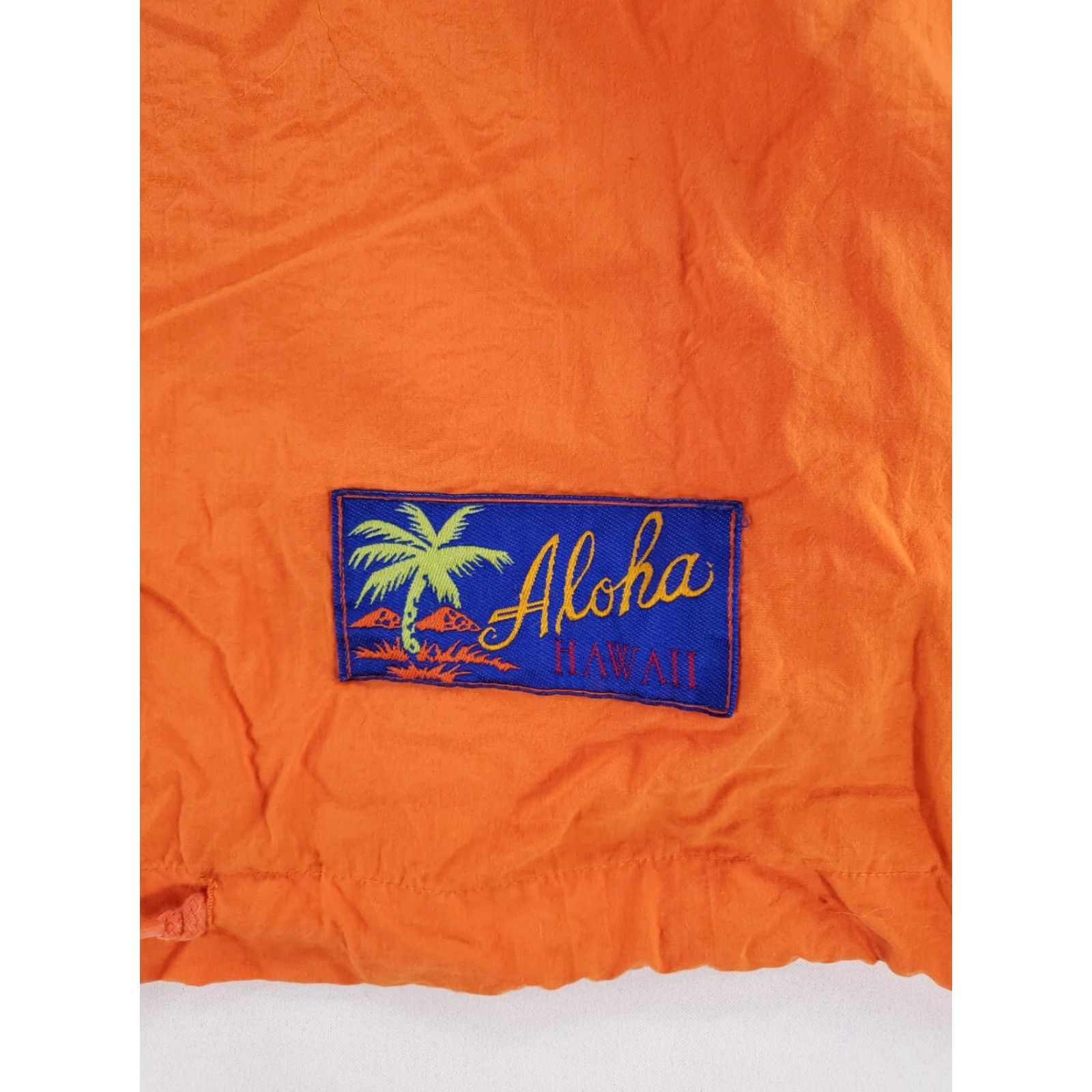 Gap Gap Anorak Windbreaker Jacket Hooded Orange L Mens Long Sleeve Pullover Nylon Orange Aloha Windbreaker Jacket Mens L Size US L / EU 52-54 / 3 - 2 Thumbnail