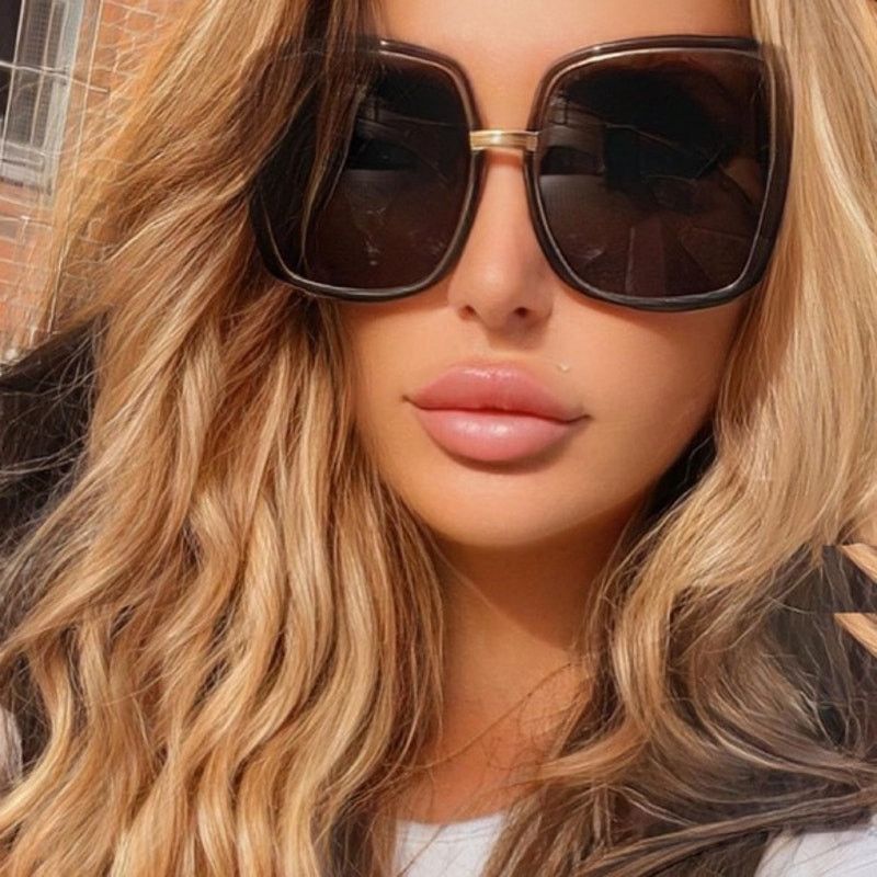 Gucci NEW Gucci GG0903S Black Gold Square Oversized Sunglasses Size ONE SIZE - 3 Thumbnail