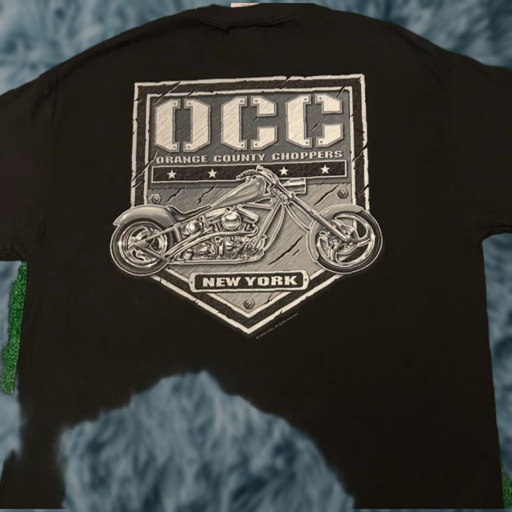Vintage VINTAGE Orange County Choppers T-Shirt Mens XL Black 90s Y2K Biker West Coast Choppers Shirt Size US XL / EU 56 / 4 - 1 Thumbnail