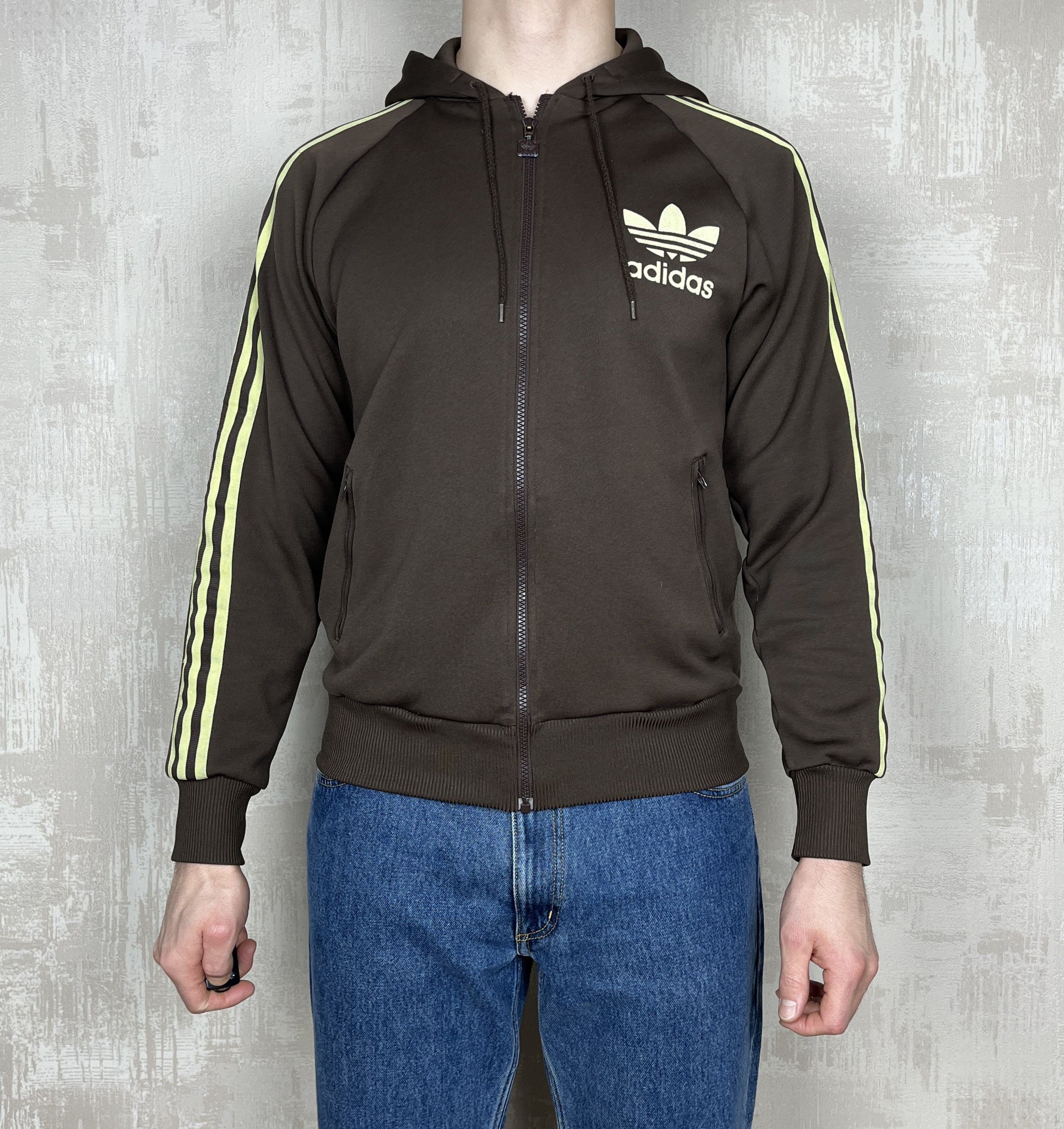 Adidas × Vintage 00's Adidas Originals Big Trefoil Vintage Zip Track Hoodie Size US M / EU 48-50 / 2 - 3 Thumbnail