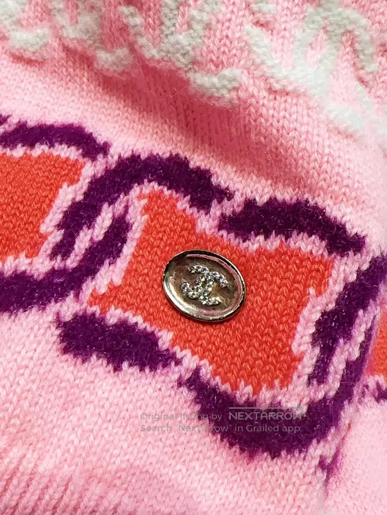 Chanel Chanel 23B Autumn and Winter Preview Series Pink Double C Size XS / US 0-2 / IT 36-38 - 3 Thumbnail