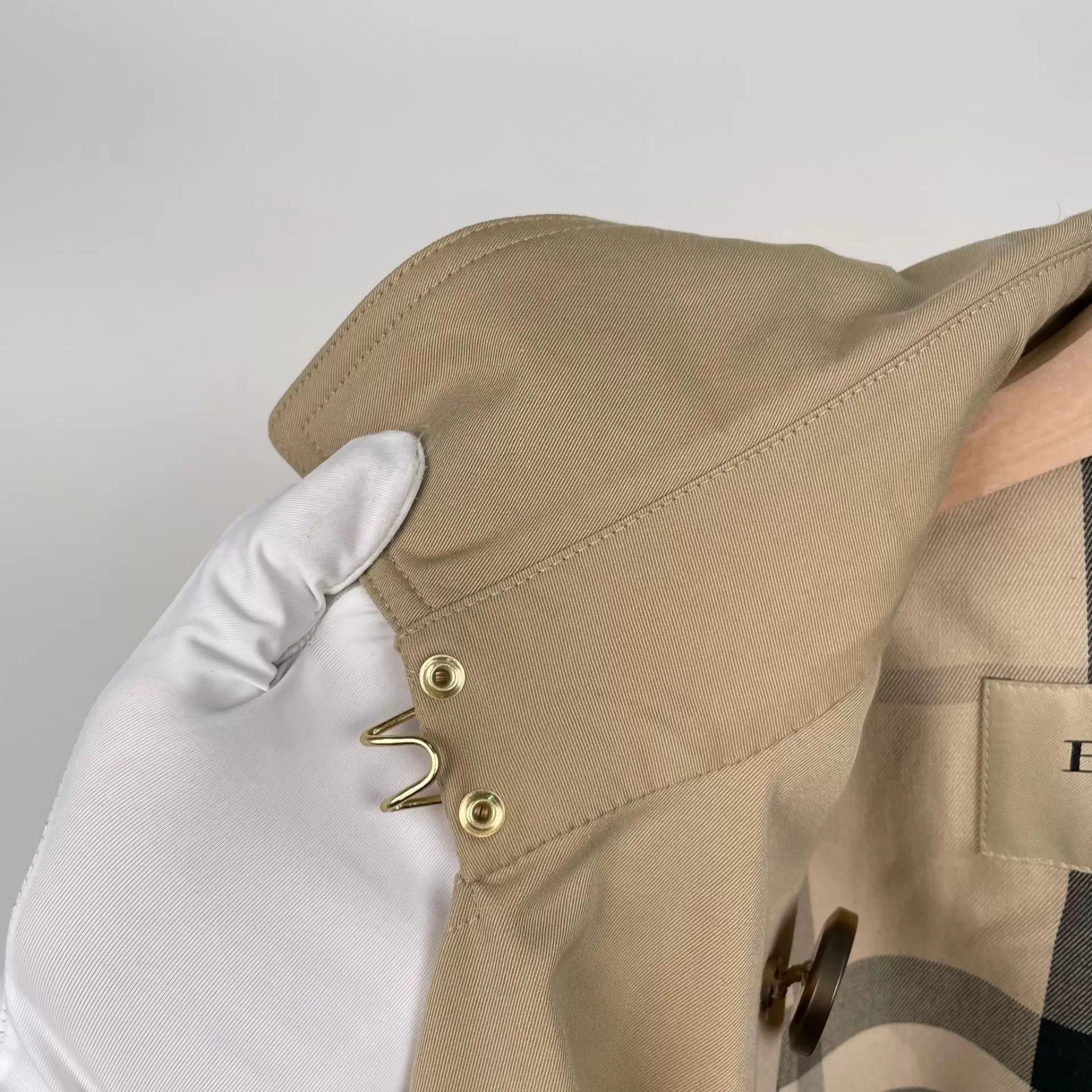 Burberry Burberry Khaki Double-Breasted Belted Long TrenchCoat 38 Size XS / US 0-2 / IT 36-38 - 9 Thumbnail