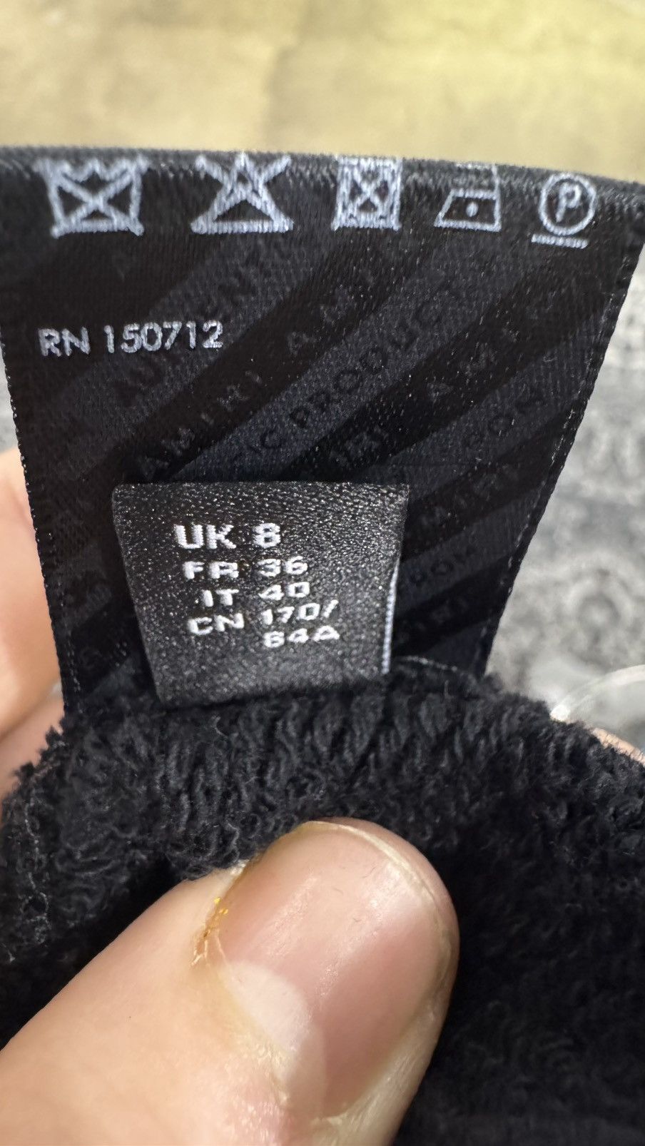 Amiri AMIRI COLLEGIATE LOGO CREW BLACK Size US S / EU 44-46 / 1 - 4 Thumbnail