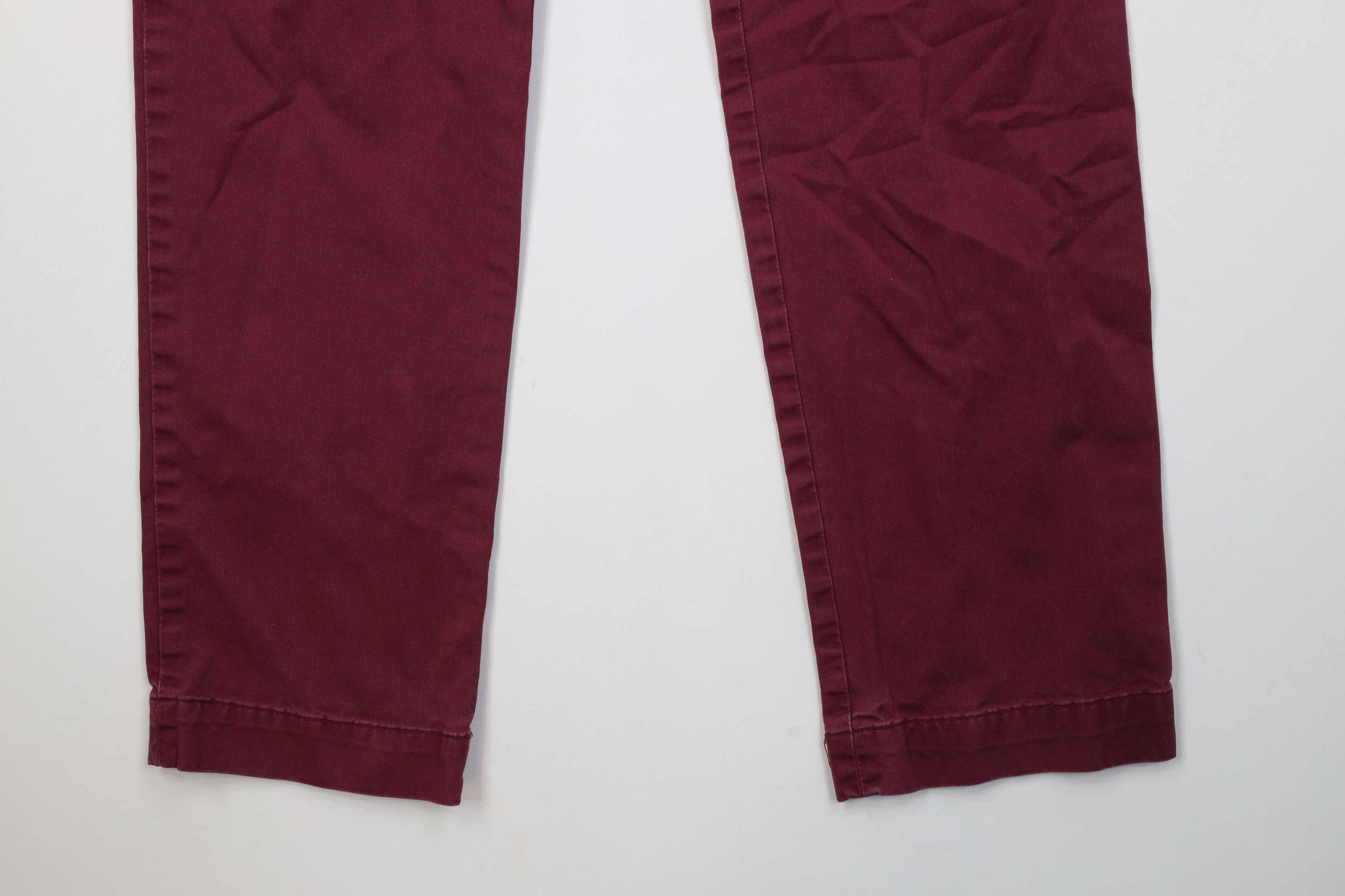 Polo Ralph Lauren Vintage Y2K Ralph Lauren Stretch Slim Fit Chino Pants Maroon Size US 34 / EU 50 - 4 Thumbnail
