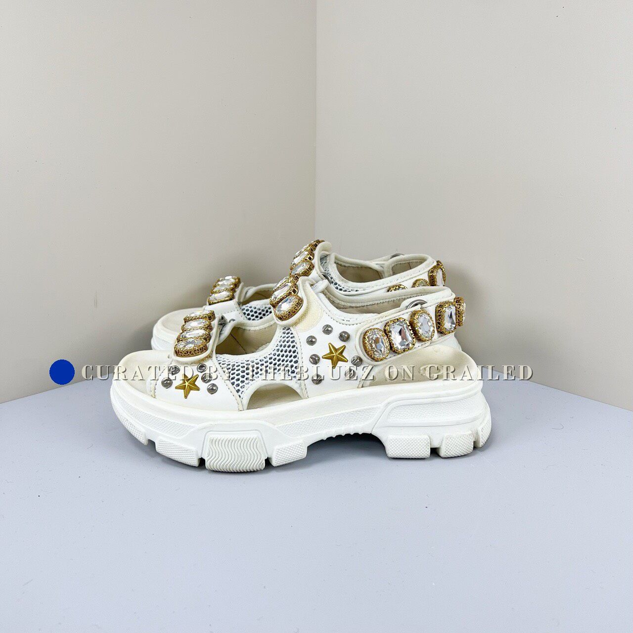 Gucci Gucci Gem Platform Sandals Size US 5 / IT 35 - 1 Thumbnail