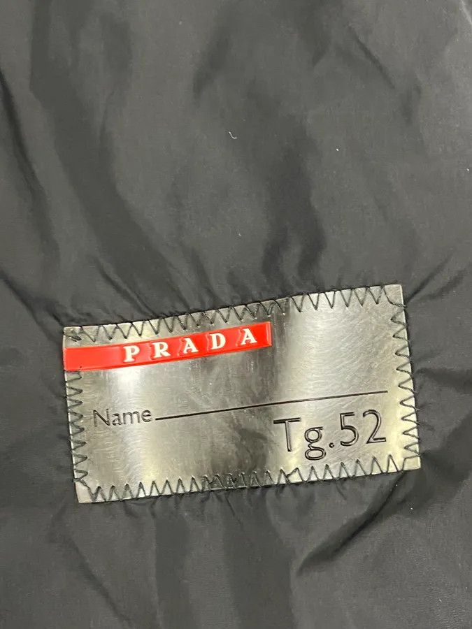 Designer × Prada × Vintage SS2000 Prada Biker Black Nylon Padded Jacket Size US M / EU 48-50 / 2 - 11 Thumbnail