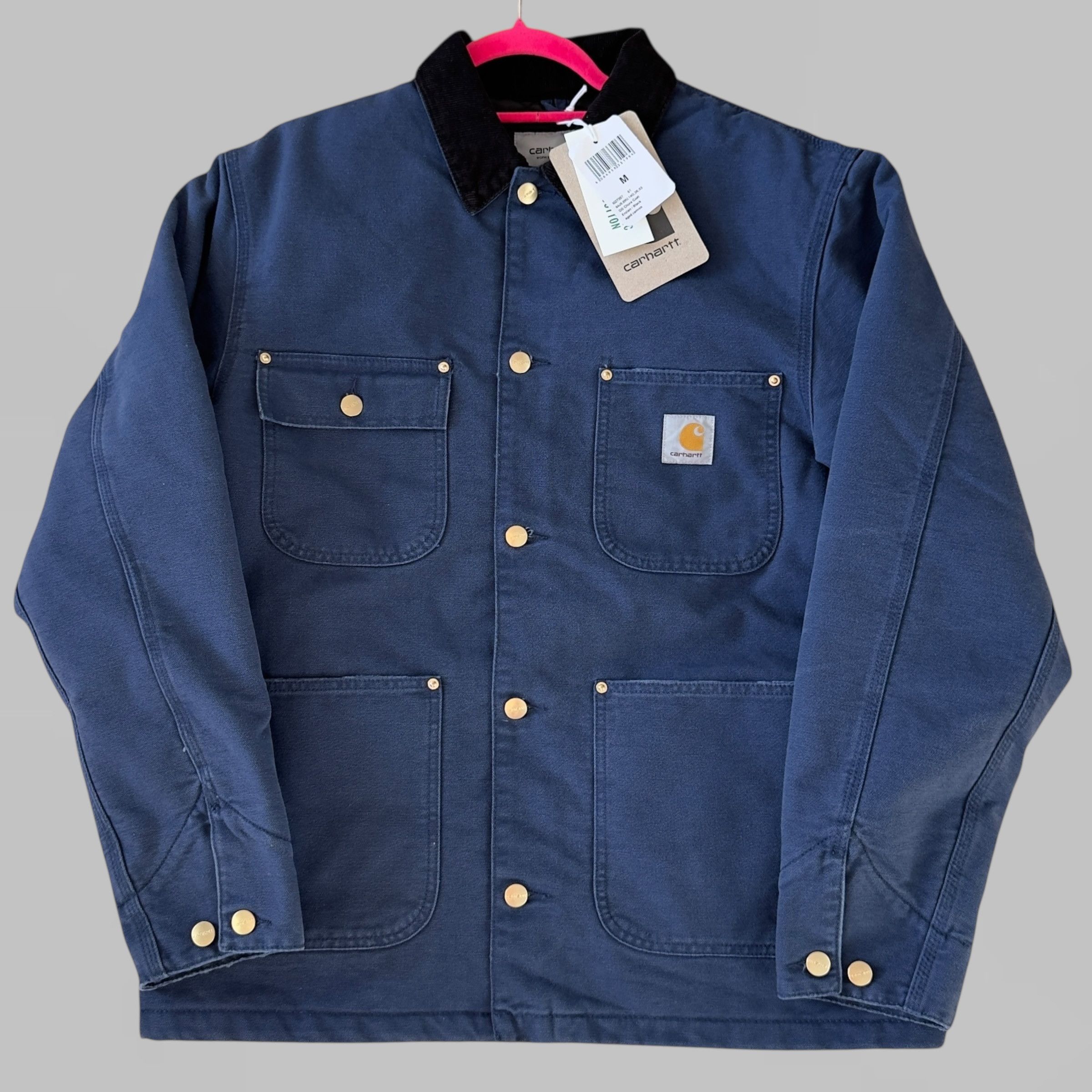 Carhartt Wip Carhartt WIP OG Chore navy jacket size M new Size US M / EU 48-50 / 2 - 1 Thumbnail