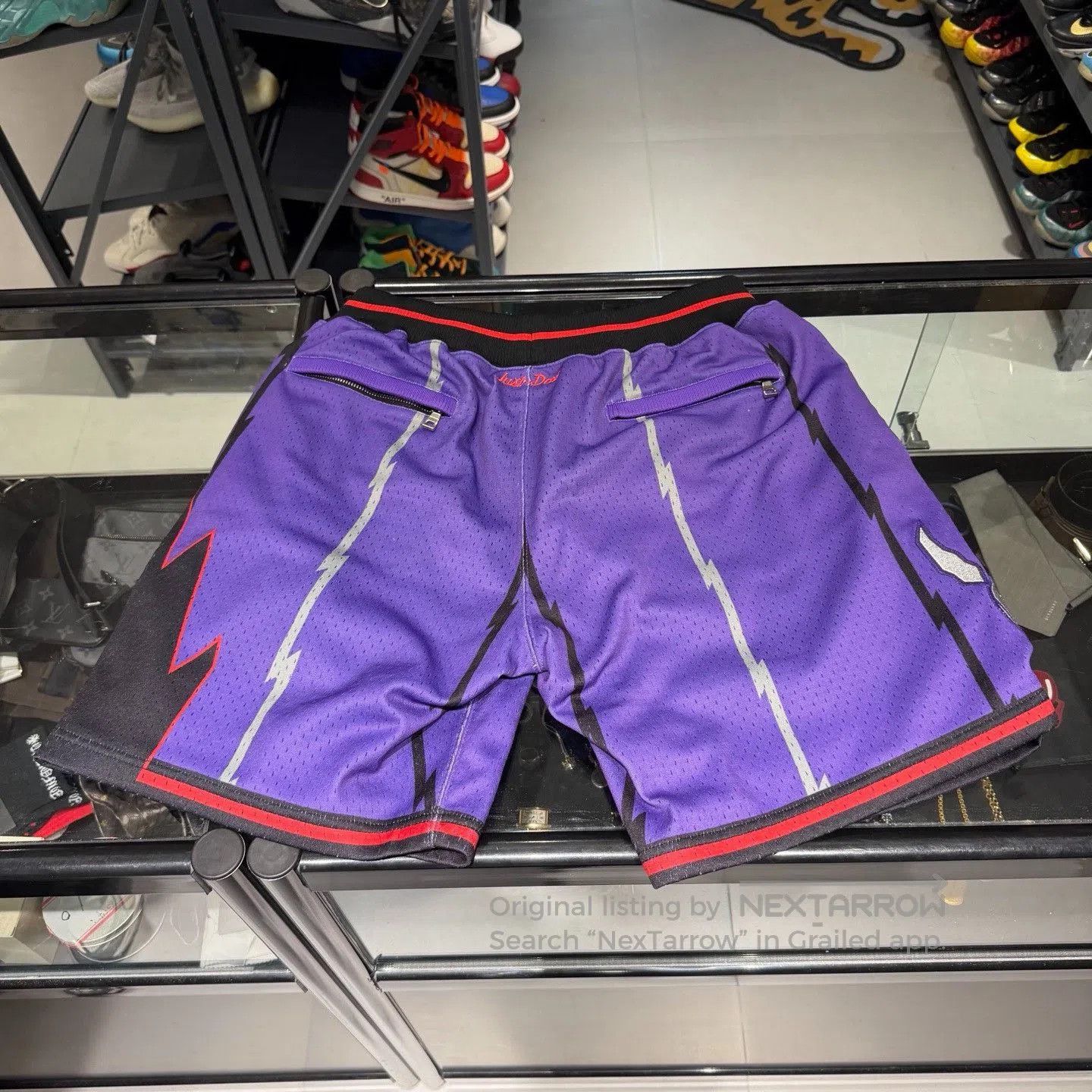 Just Don Just Don x Mitchell & Ness Raptors Shorts. Size US 30 / EU 46 - 2 Thumbnail