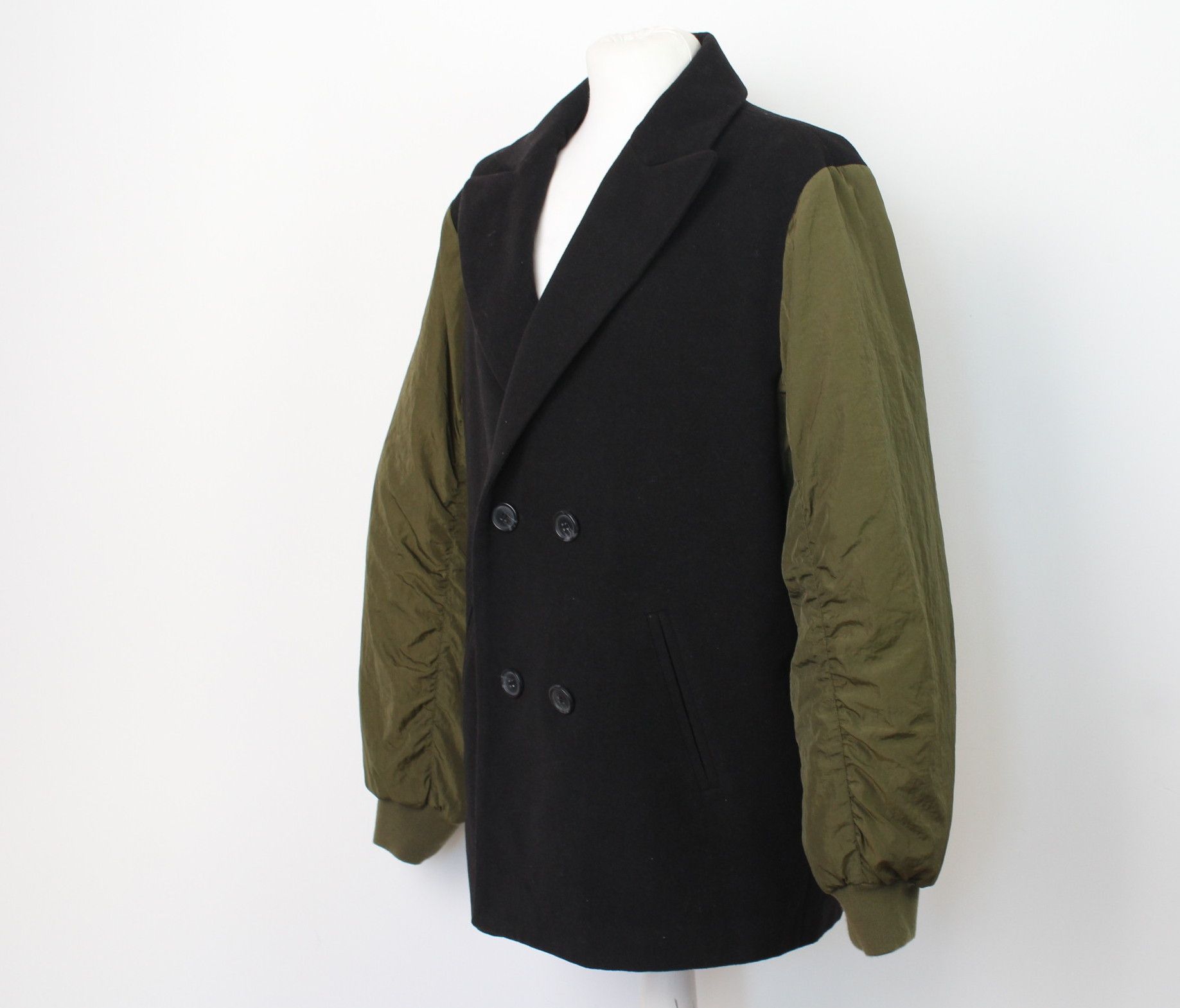 Other Collusion mens hybrid pea coat M oversize Size US M / EU 48-50 / 2 - 8 Thumbnail
