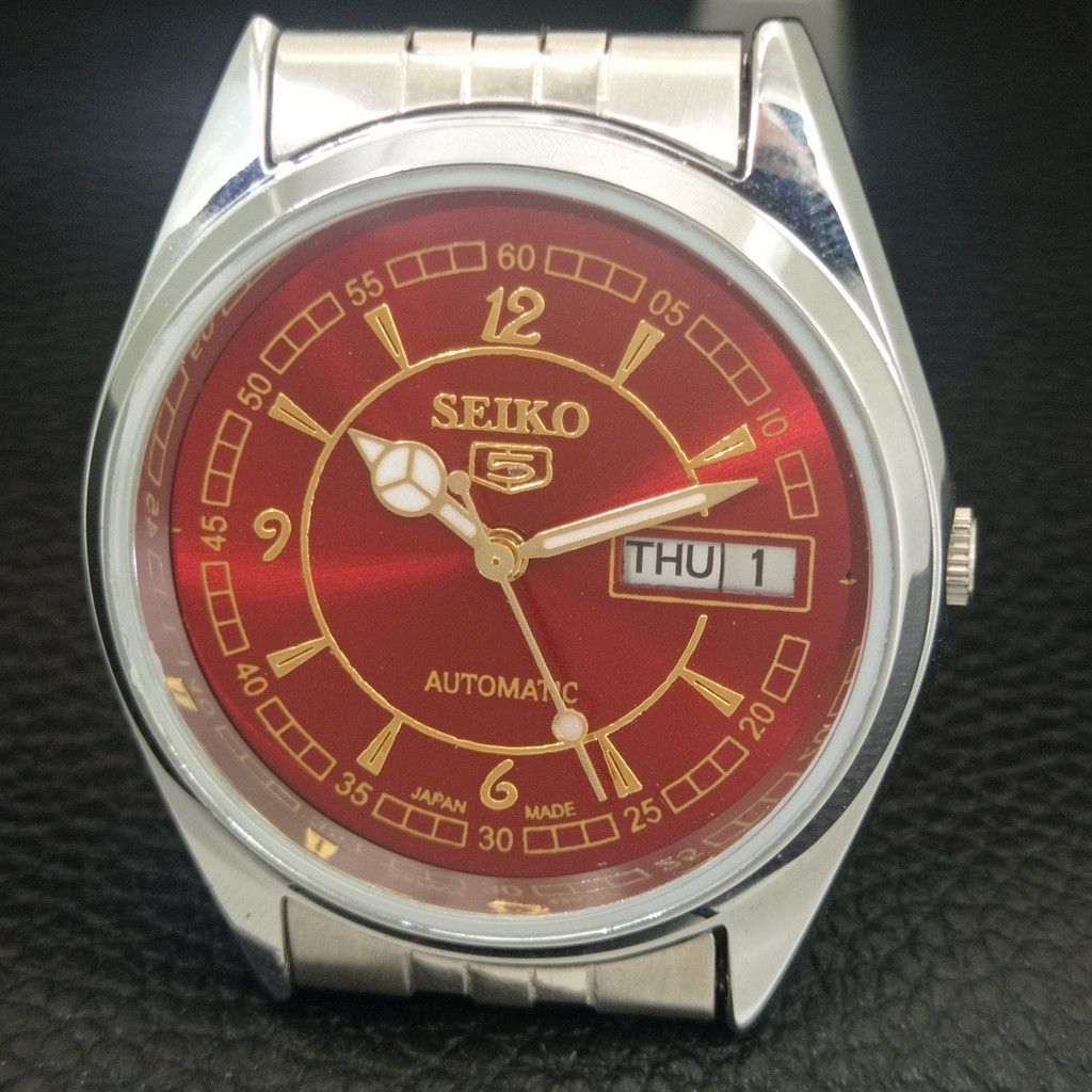 Seiko REFURBISHED VINTAGE SEIKO 5 AUTO JAPAN MENS WATCH a443335 Size 36 - 3 Thumbnail