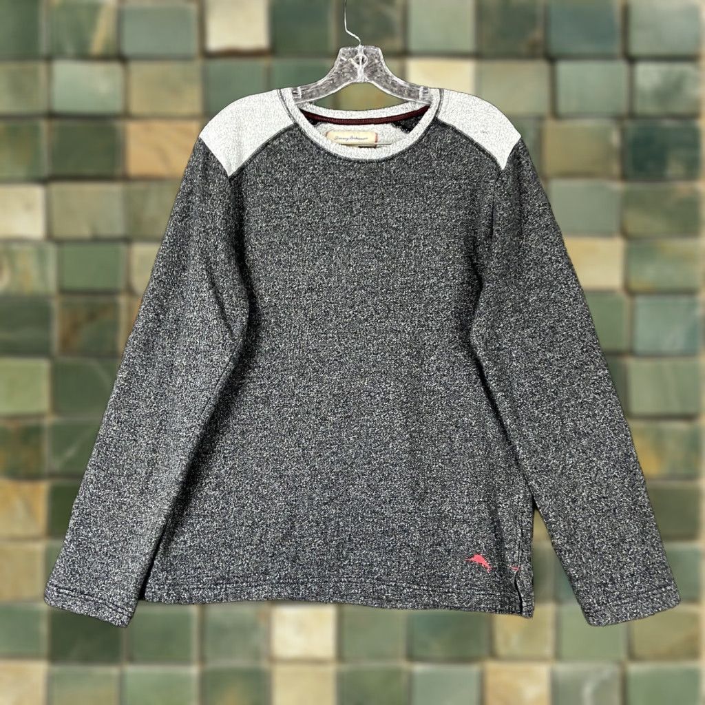Tommy Bahama TOMMY BAHAMA Long Sleeve T-Shirt Men’s M Gray Size US M / EU 48-50 / 2 - 1 Thumbnail