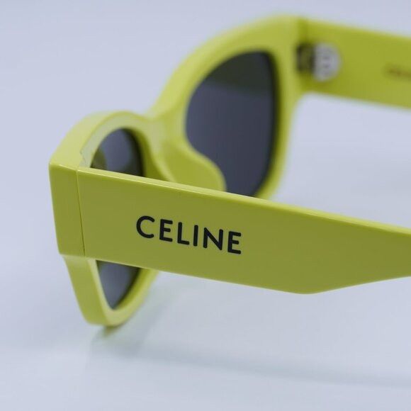 Celine 🕶️ New Celine CL40197U 93A Lime/Smoke Sunglasses Size ONE SIZE - 5 Thumbnail