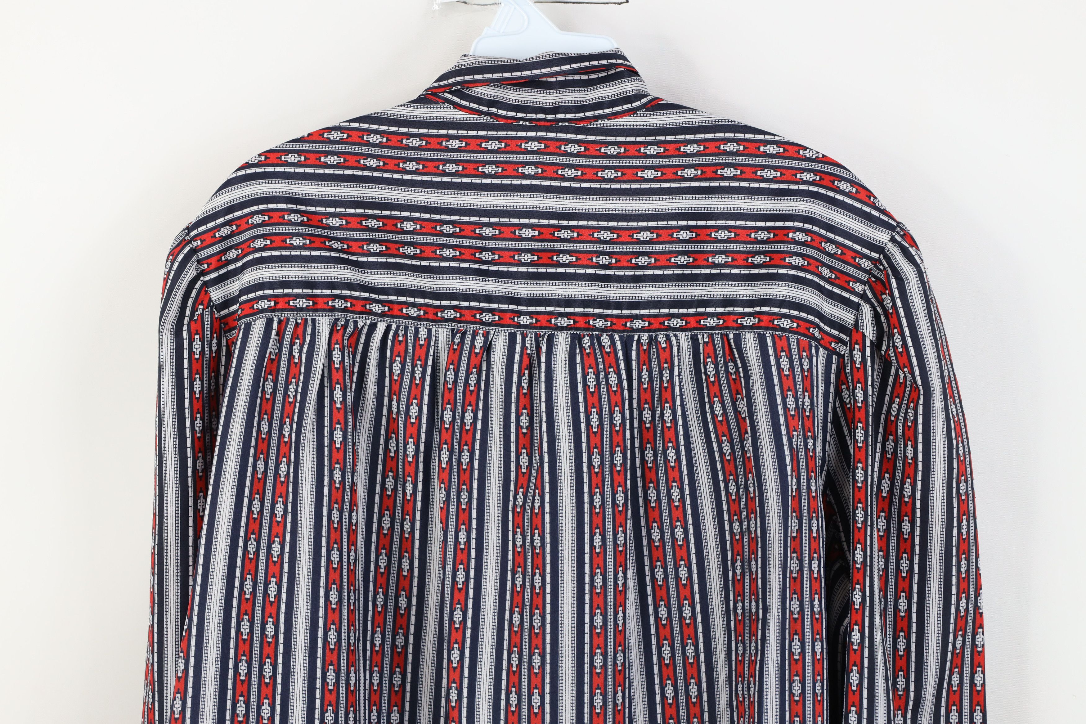 Vintage Vintage 70s Streetwear Southwestern Collared Button Shirt Size XXL / US 16-18 / IT 52-54 - 9 Thumbnail