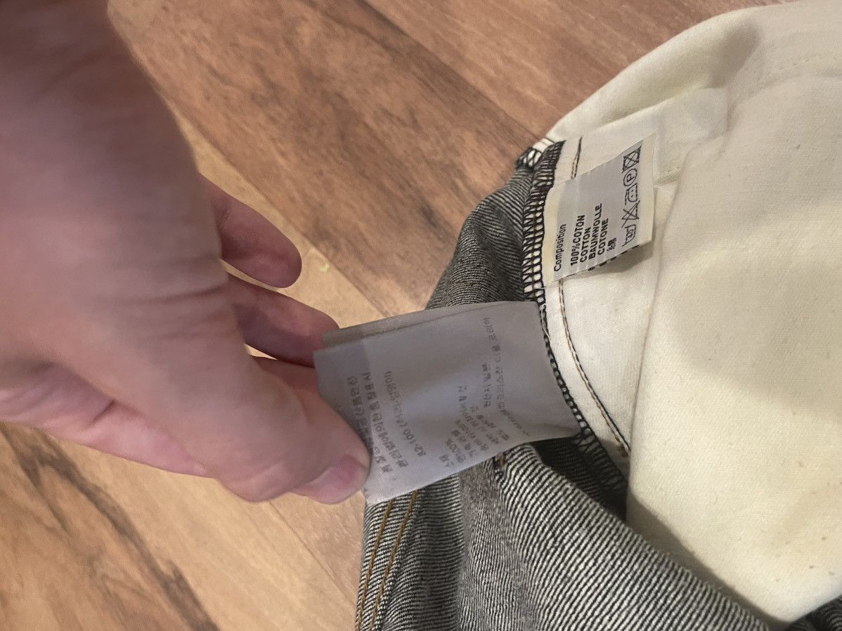 Dior × Hedi Slimane Dior Homme Sz33 Kris Van Assche Fw12 MIJ Raw Denim Jeans Size US 33 - 9 Thumbnail