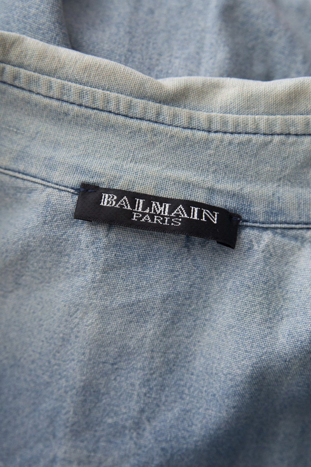 Balmain AW11 blue western shirt Size US M / EU 48-50 / 2 - 6 Thumbnail