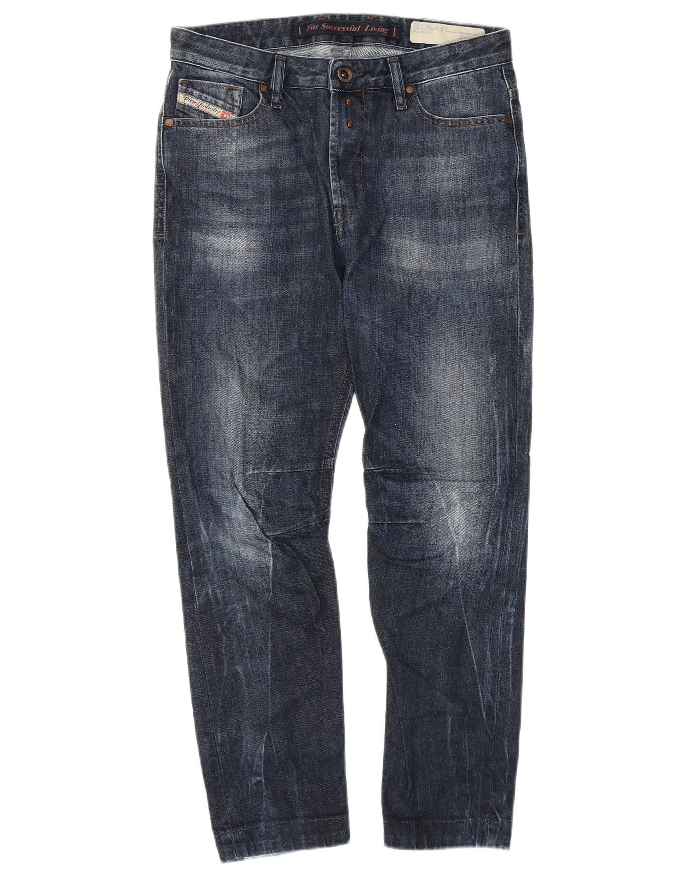 Diesel Mens Slim Jeans W25 L23 Blue Cotton Size US 27 - 1 Thumbnail