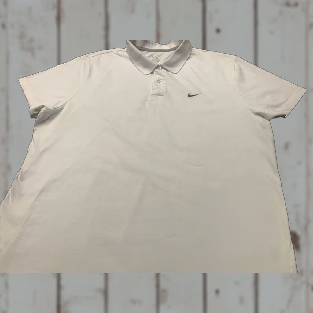 Nike Nike Golf Dri-Fit Men’s Polo Shirt 2XL White Short Sleeve Cotton Athletic Golf Size US XXL / EU 58 / 5 - 1 Thumbnail