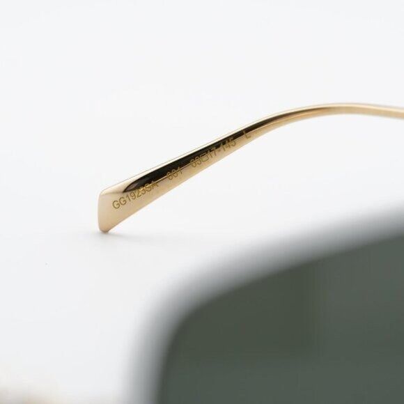 Gucci Gucci GG1923SA 001 Sunglasses Gold with Pearl Square Frame Size ONE SIZE - 6 Thumbnail