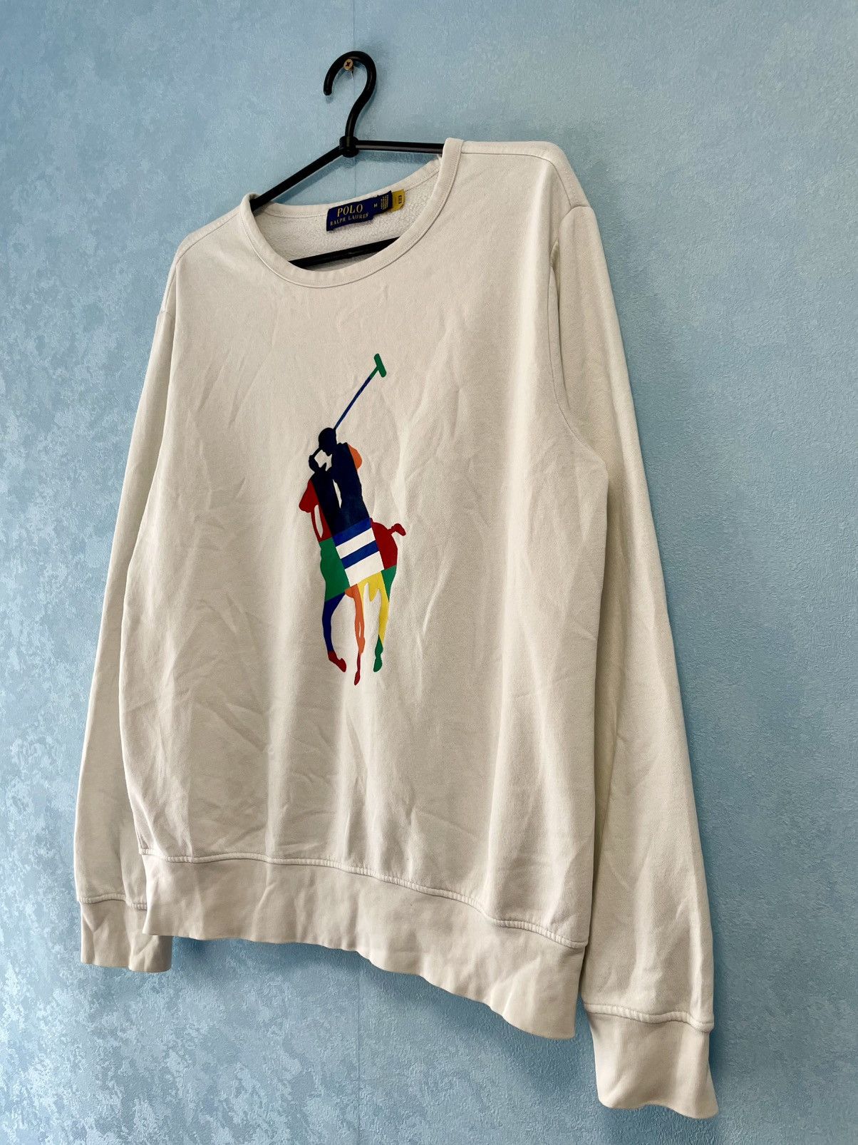 Ralph Lauren Polo Ralph Lauren Big Pony Logo White Men’s Sweatshirt Size US M / EU 48-50 / 2 - 3 Thumbnail