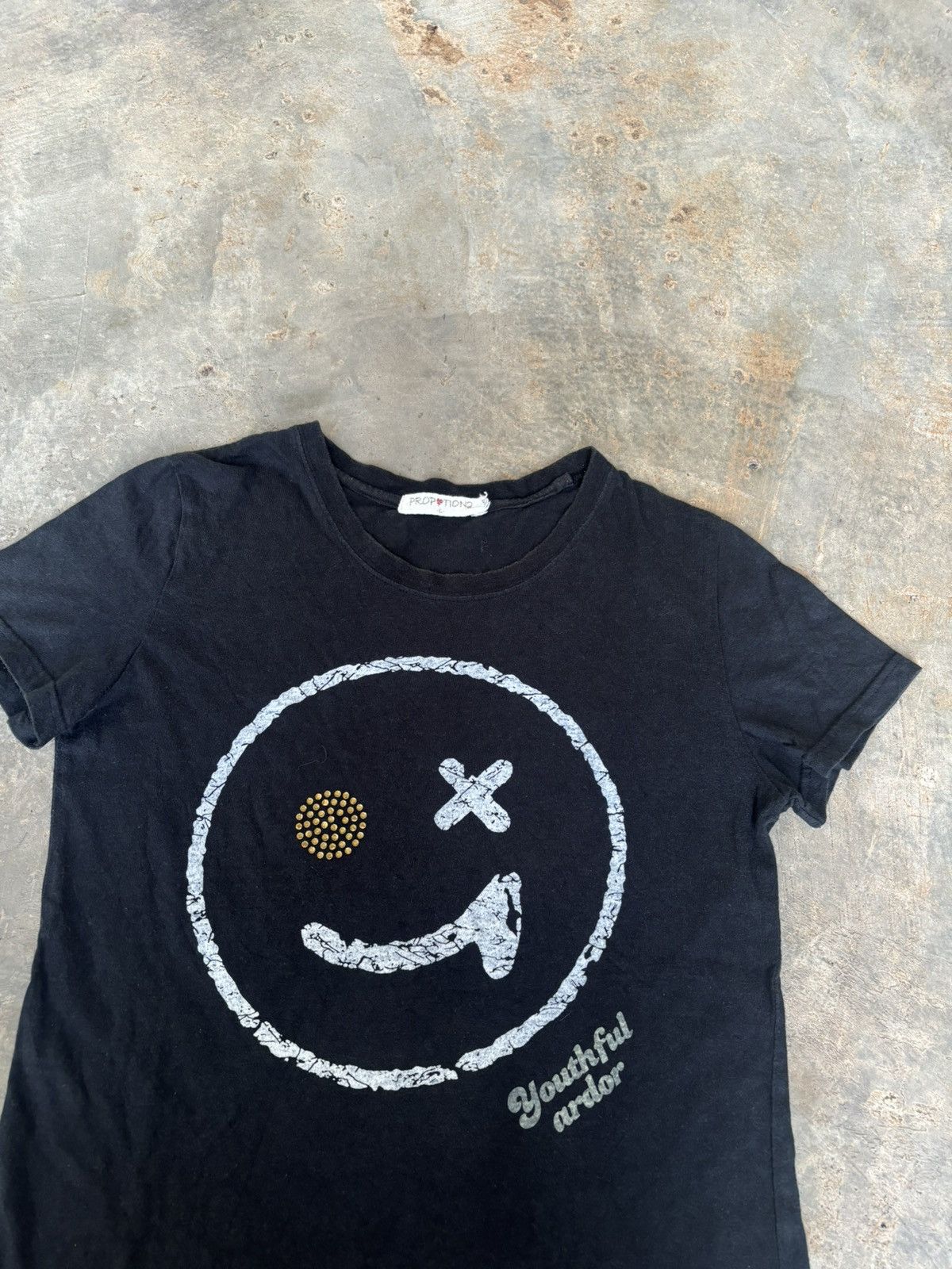 Hysteric Glamour × Japanese Brand Y2k Prop Tion Youthful Ardor Logo Tshirt Size M / US 6-8 / IT 42-44 - 3 Thumbnail