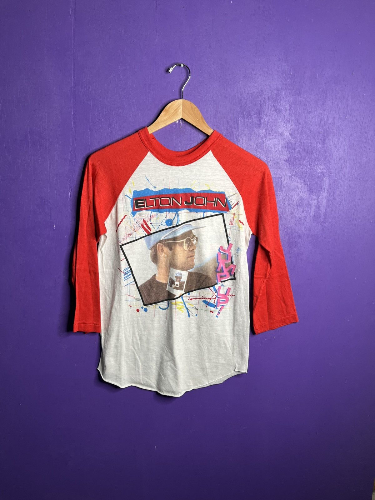 Band Tees × Vintage Vintage 1982 Elton John North American tour t-shirt Size US M / EU 48-50 / 2 - 1 Thumbnail