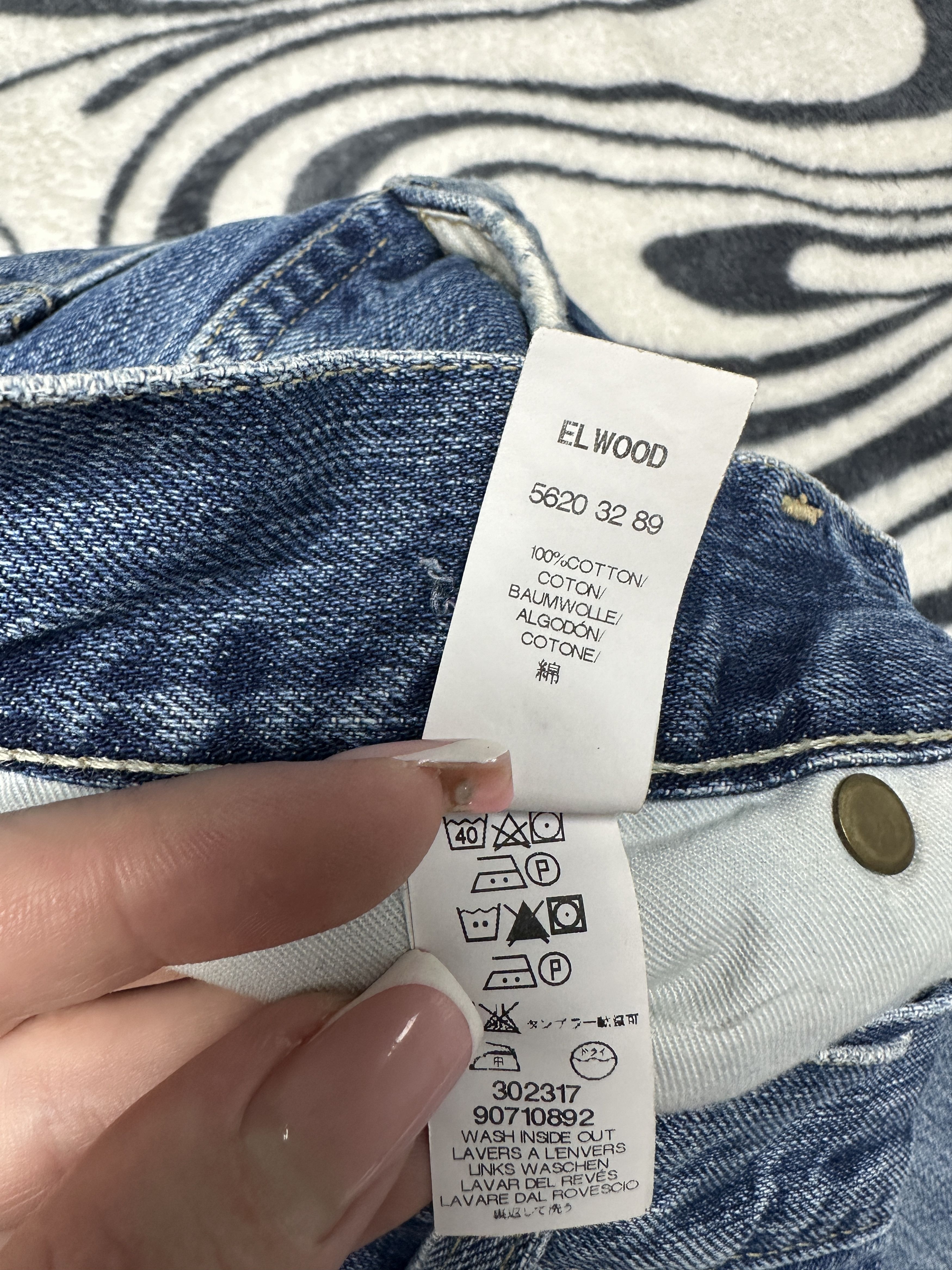 G-Star G Star Raw Elwood Mens Denim Pants Double Knee Jeans Size US 31 - 4 Thumbnail