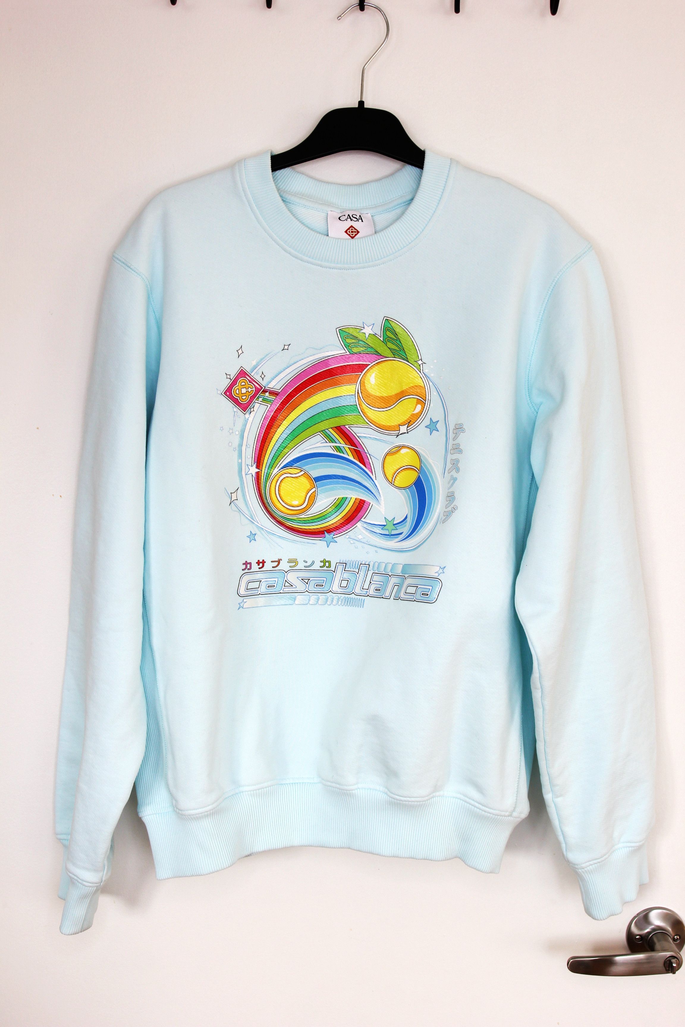 Casablanca BNWT AW25 CASABLANCA MANGA TENNIS BALL SWEATSHIRT S Size US S / EU 44-46 / 1 - 2 Thumbnail