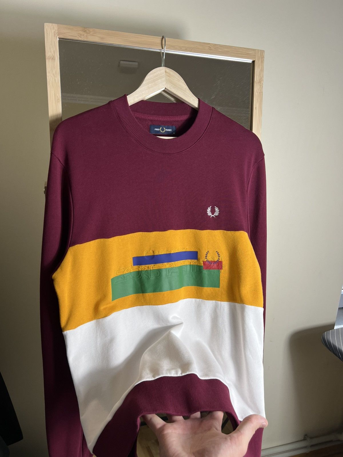 Fred Perry Fred Perry M Red Big Logo Men’s Vintage Y2K Size US M / EU 48-50 / 2 - 3 Thumbnail