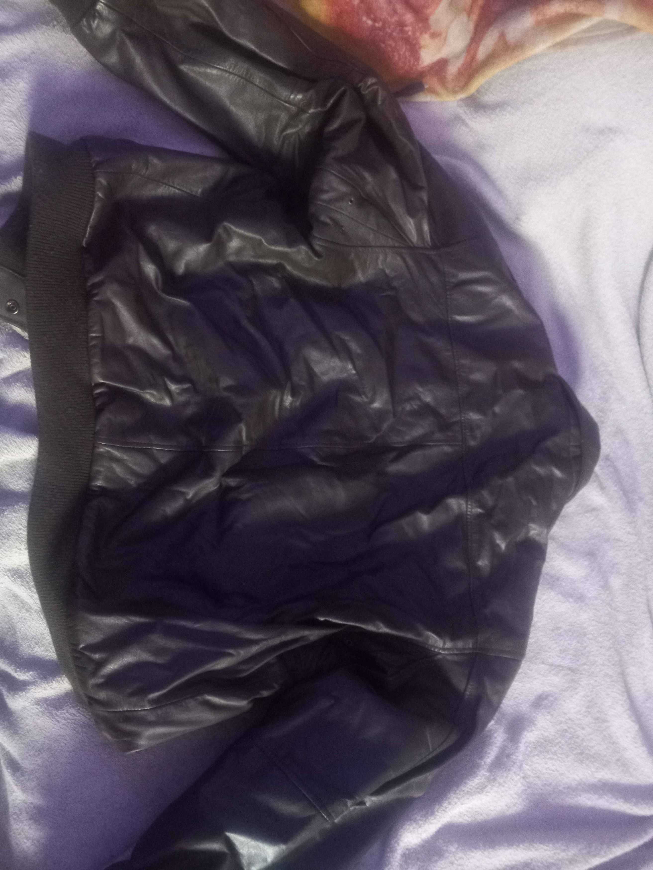Aeropostale Brown Vintage Leather Jacket Size US M / EU 48-50 / 2 - 2 Thumbnail