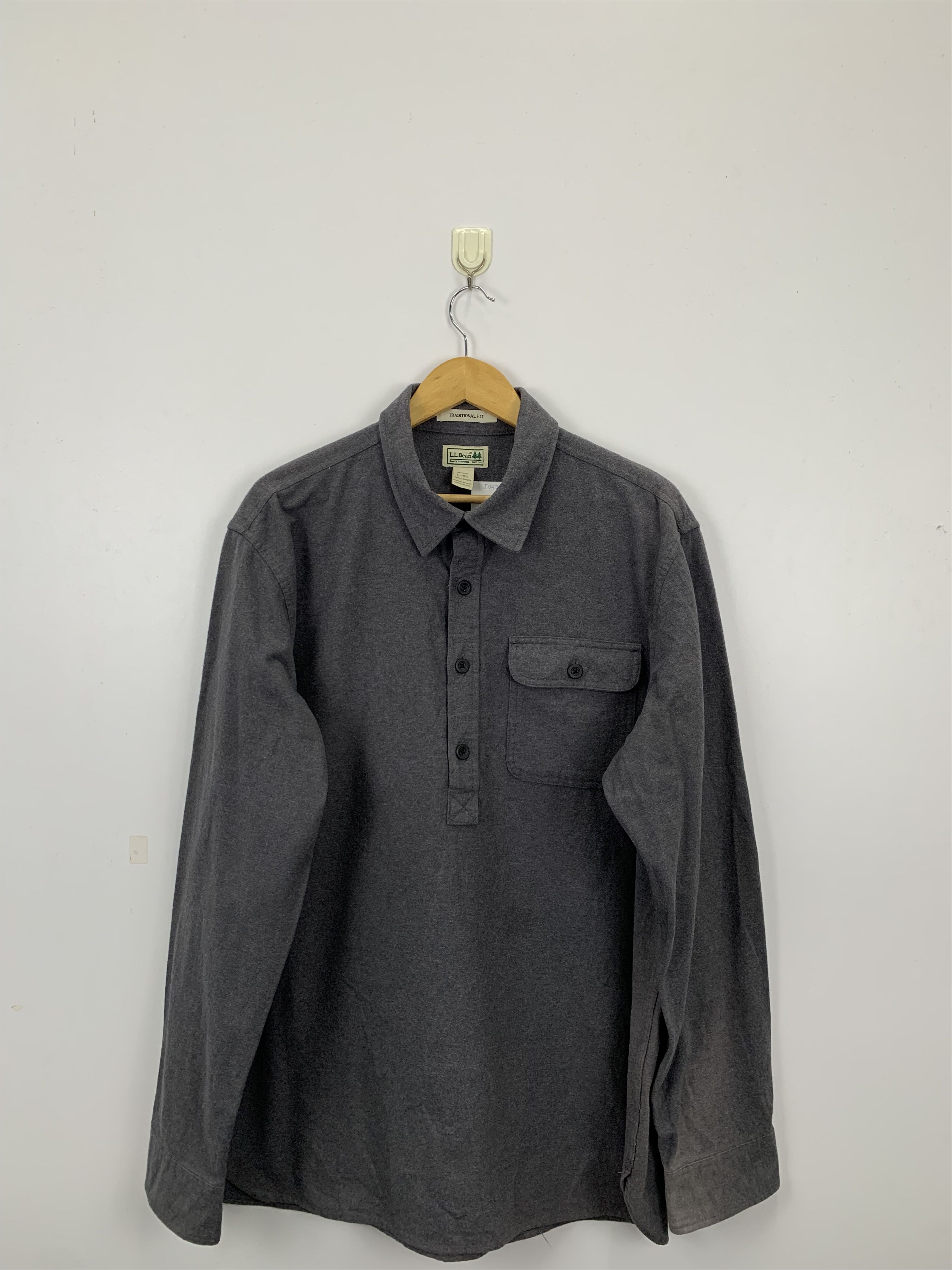 L.L. Bean Vintage 90s L.L. Bean Button Up Jacket J0902 Size US L / EU 52-54 / 3 - 1 Thumbnail