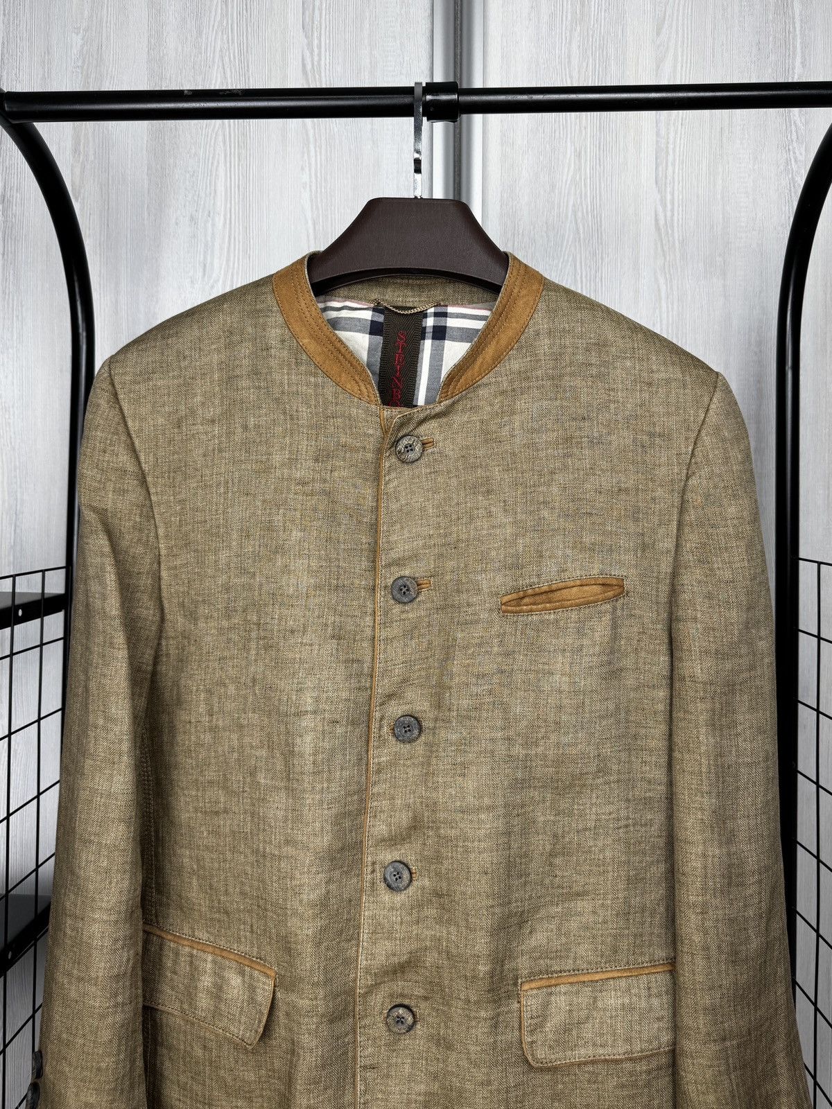 Other Steinbock Austria Classic Herringbone Linen Janker Jacket Size US M / EU 48-50 / 2 - 3 Thumbnail