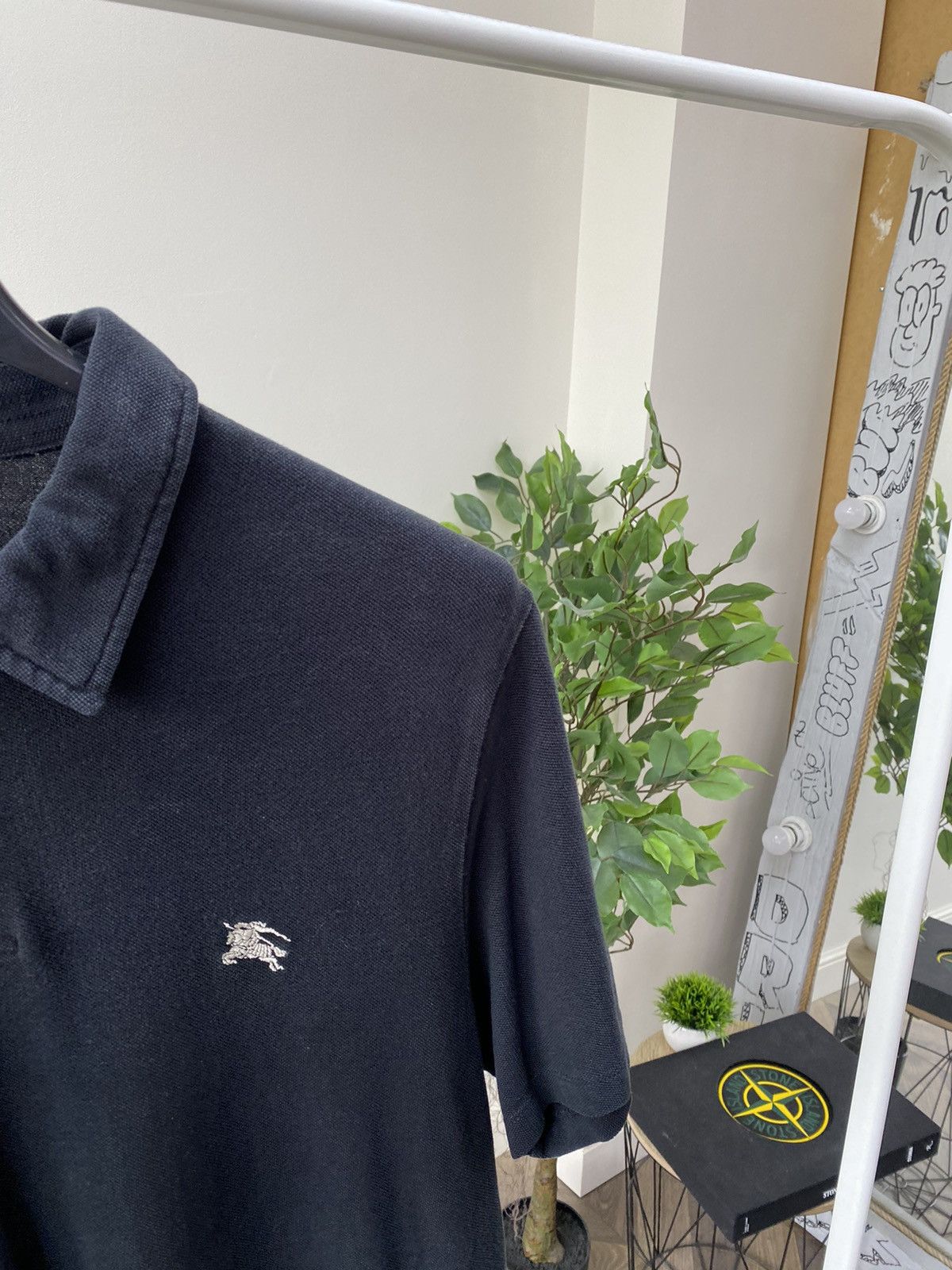Burberry × Vintage Vintage Burberry Brit Polo T-Shirt Size US XL / EU 56 / 4 - 9 Thumbnail