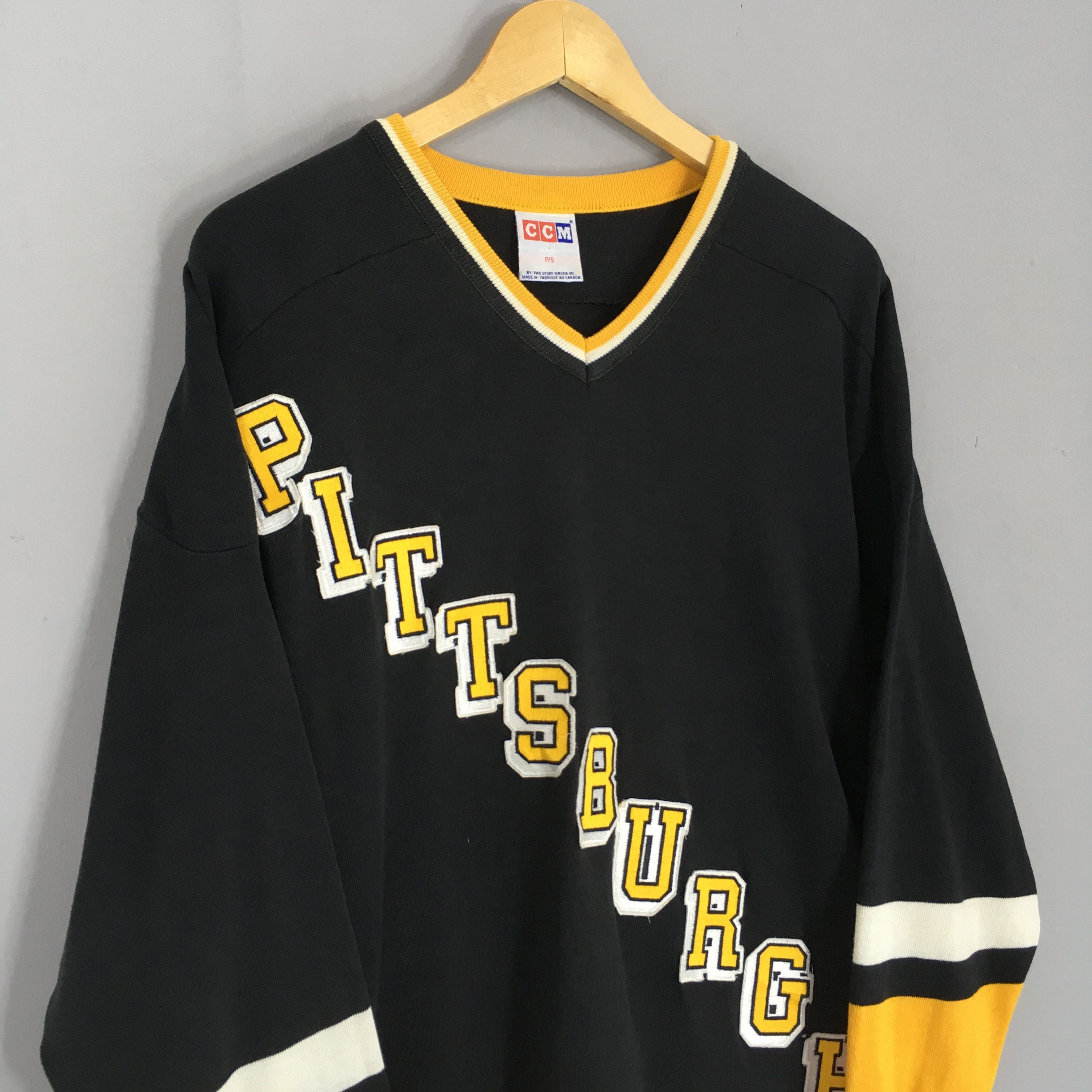 NHL Vintage 90s Pittsburgh Penguins NHL Long Sleeves Shirt S Size US S / EU 44-46 / 1 - 3 Thumbnail