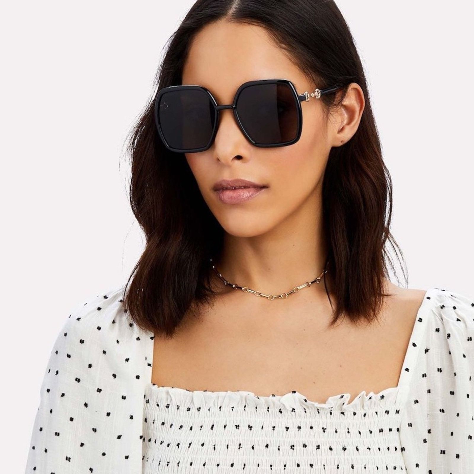 Gucci BRAND NEW GUCCI GG0890S 001 Black/Grey Women  display picture 1
