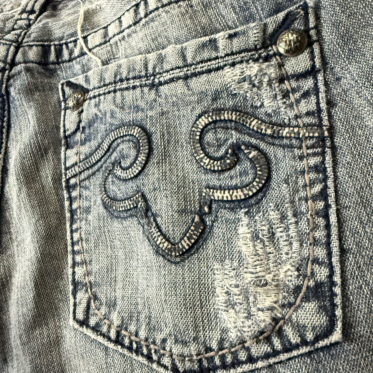 Affliction × If Six Was Nine 🔥🇯🇵 Japanese Seditionaries Bootcut Crash Denim Size US 32 / EU 48 - 5 Thumbnail