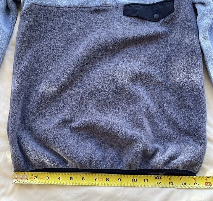 Patagonia × Vintage Patagonia Men's Synchilla Vtg Snap Fleece Jacket Blue Sz XXS Size US XXS / EU 40 - 7 Thumbnail