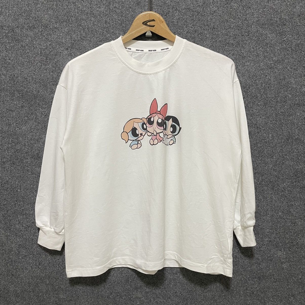 Cartoon Network × Vintage Vintage Powerpuff Girl Cropped L/S T Shirt Size US M / EU 48-50 / 2 - 6 Thumbnail
